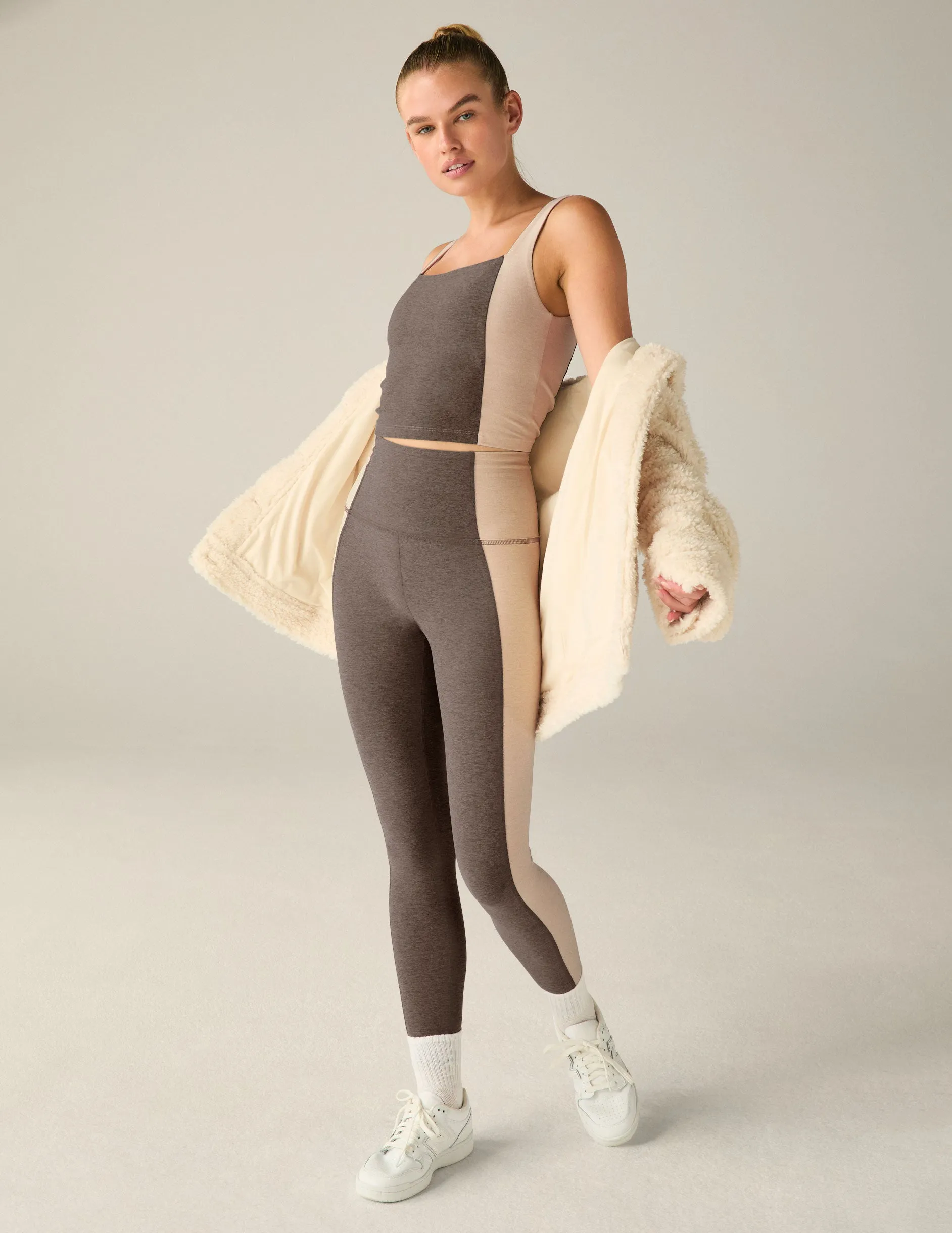 Spacedye Vitality Colorblock Cropped Tank sold by Beyond Yoga product image thumbnail 5