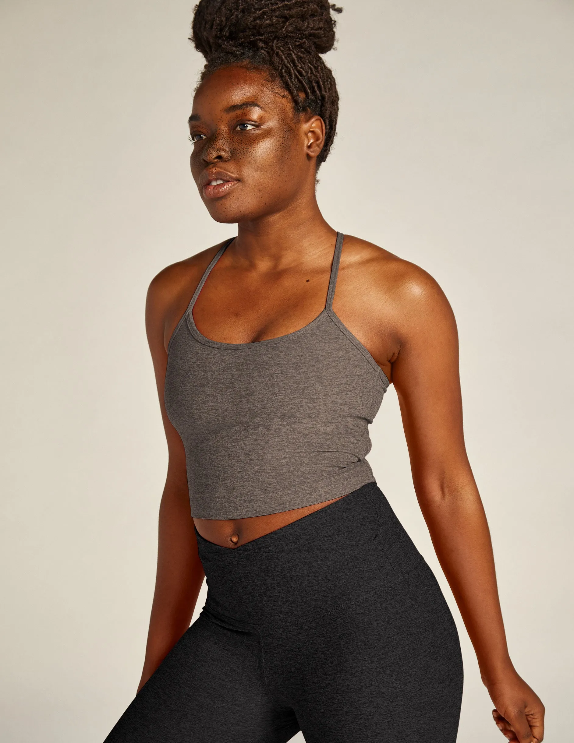 Spacedye Slim Racerback Cropped Tank sold by Beyond Yoga product image thumbnail 3