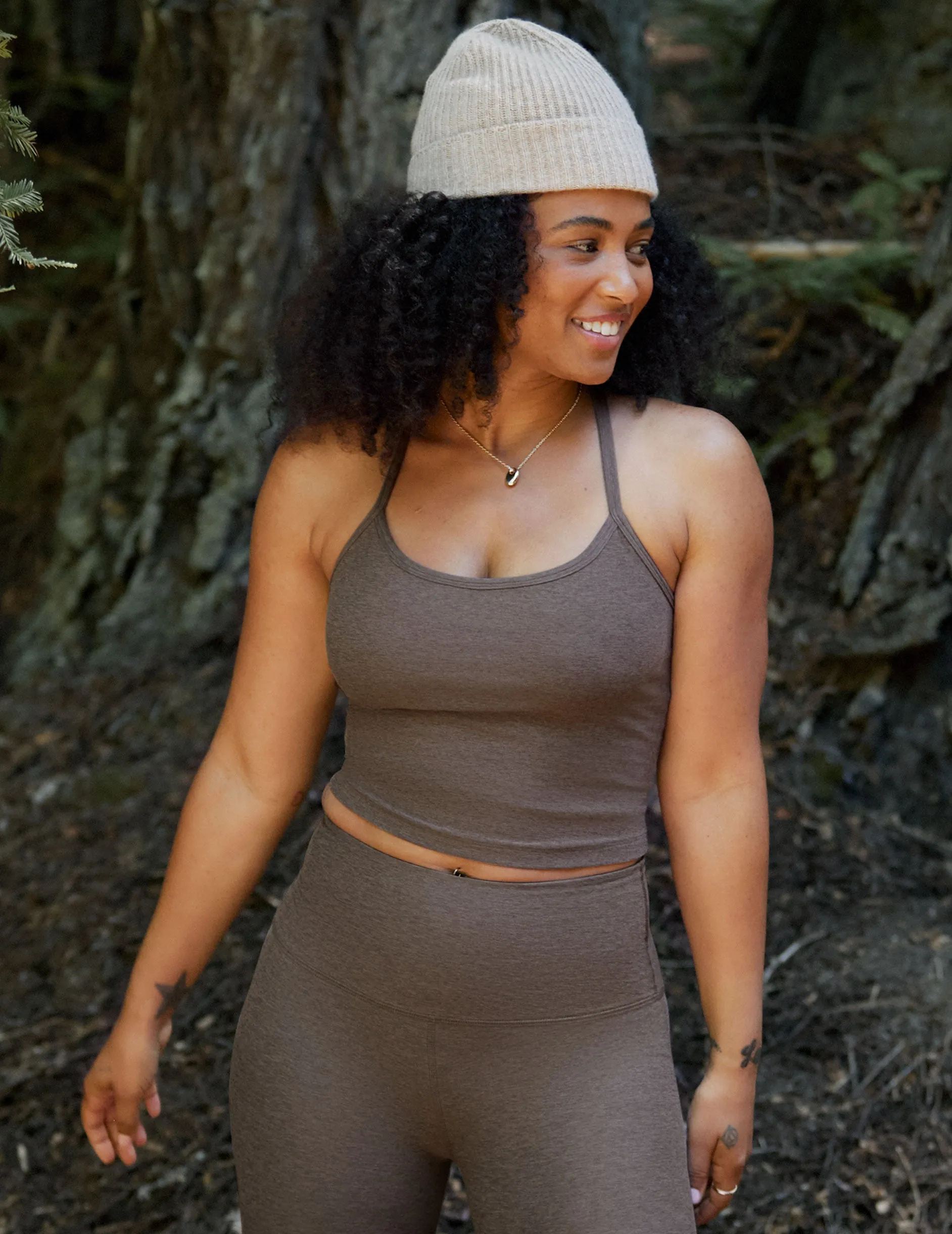 Spacedye Slim Racerback Cropped Tank sold by Beyond Yoga