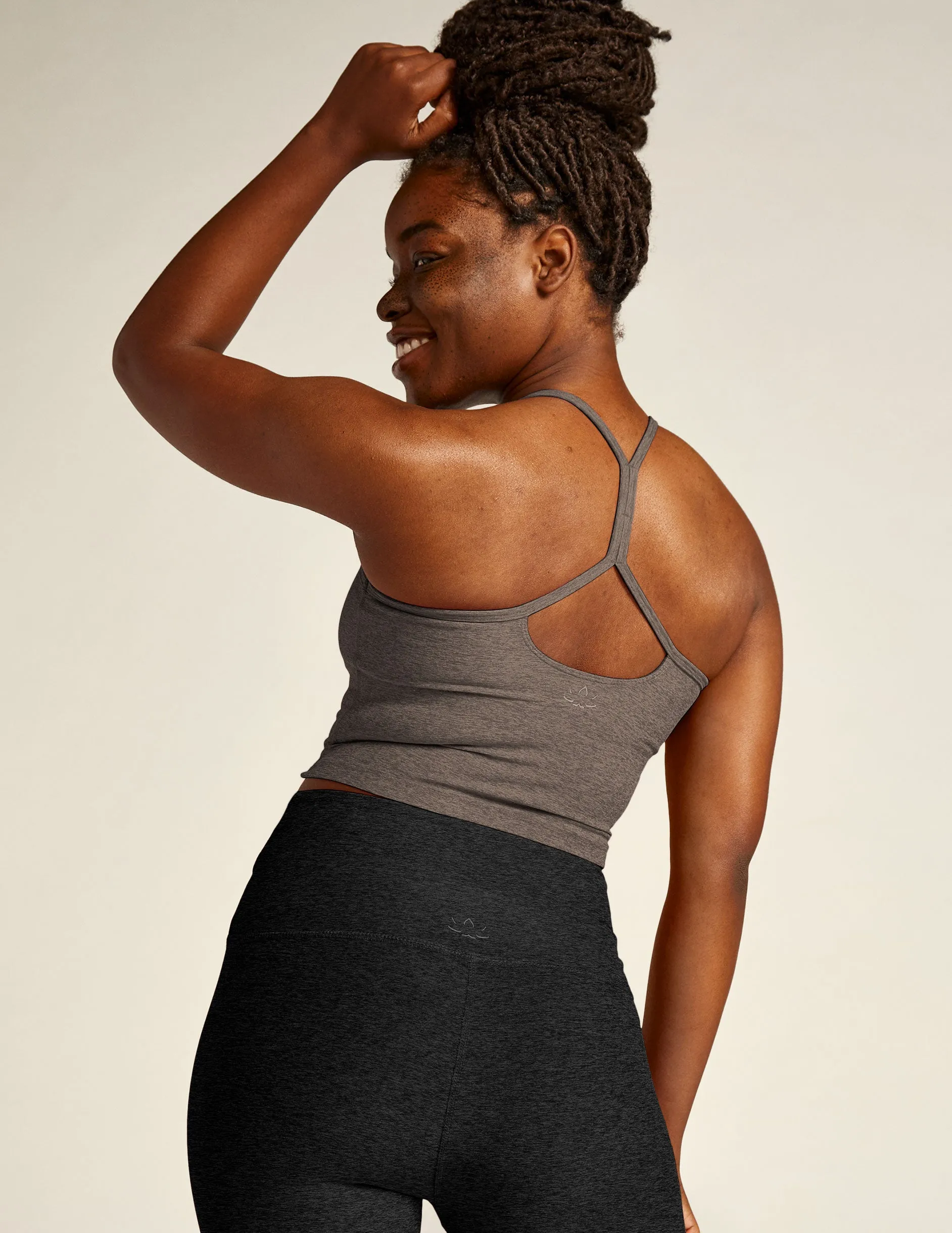 Spacedye Slim Racerback Cropped Tank sold by Beyond Yoga product image thumbnail 4