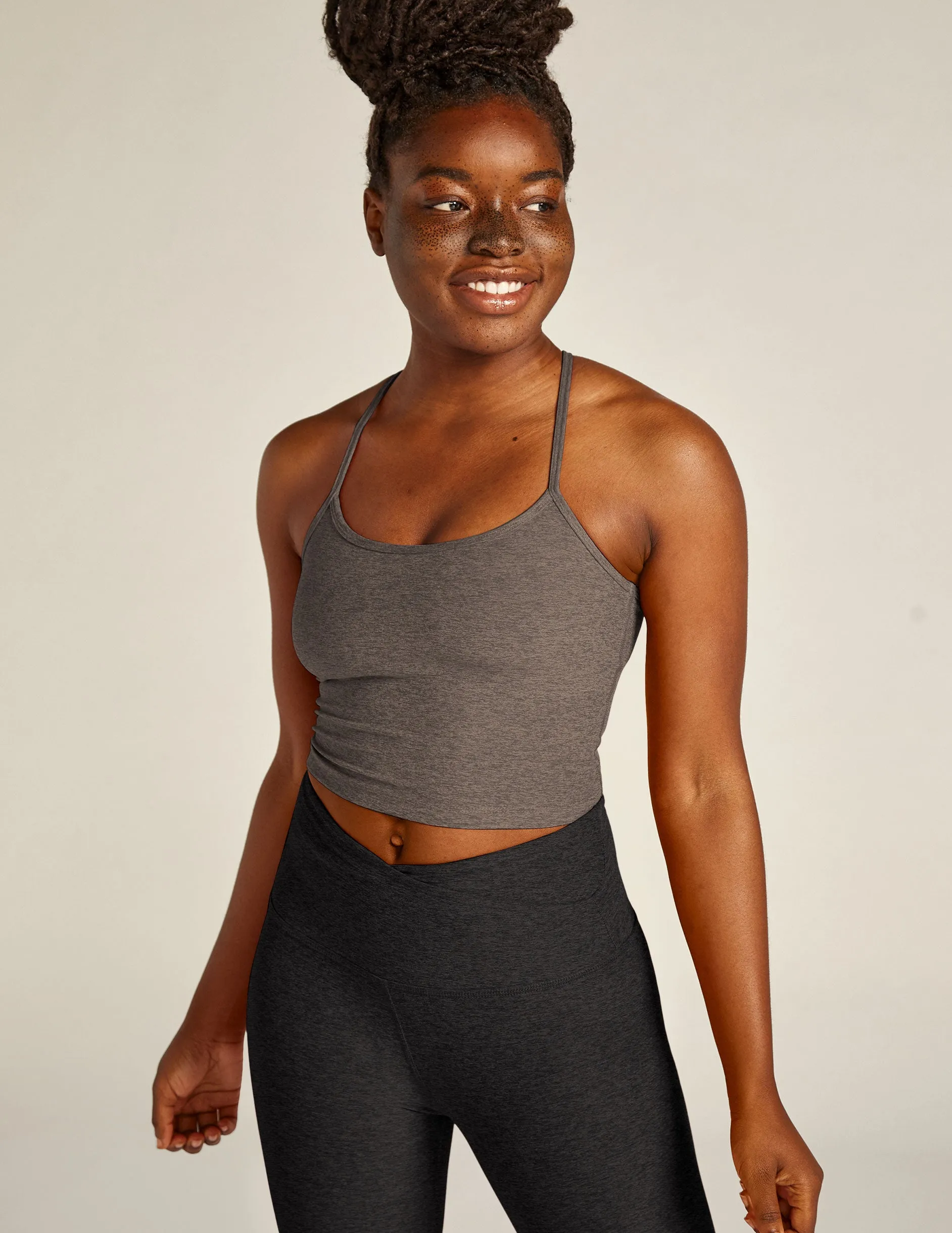 Spacedye Slim Racerback Cropped Tank sold by Beyond Yoga product image thumbnail 2