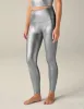 Liquid Silver High Waisted Midi Legging sold by Beyond Yoga