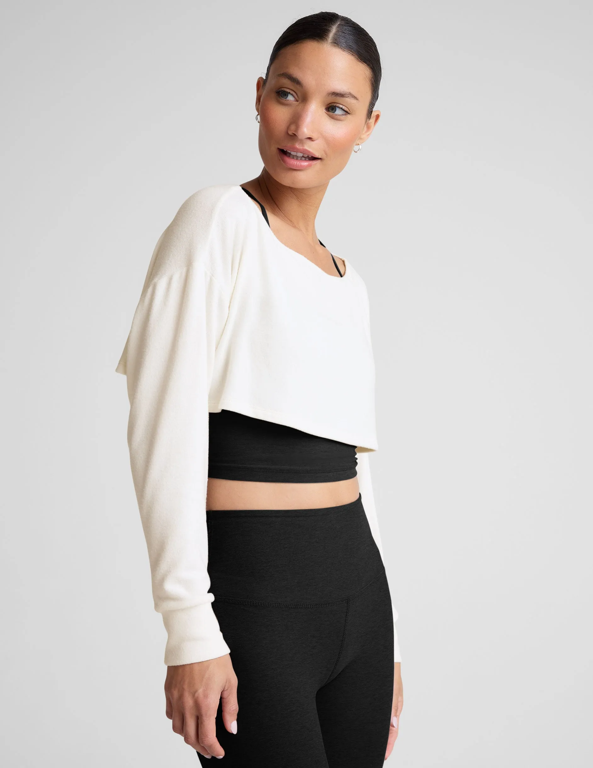 Duet 2-Way Convertible Shrug sold by Beyond Yoga product image thumbnail 3