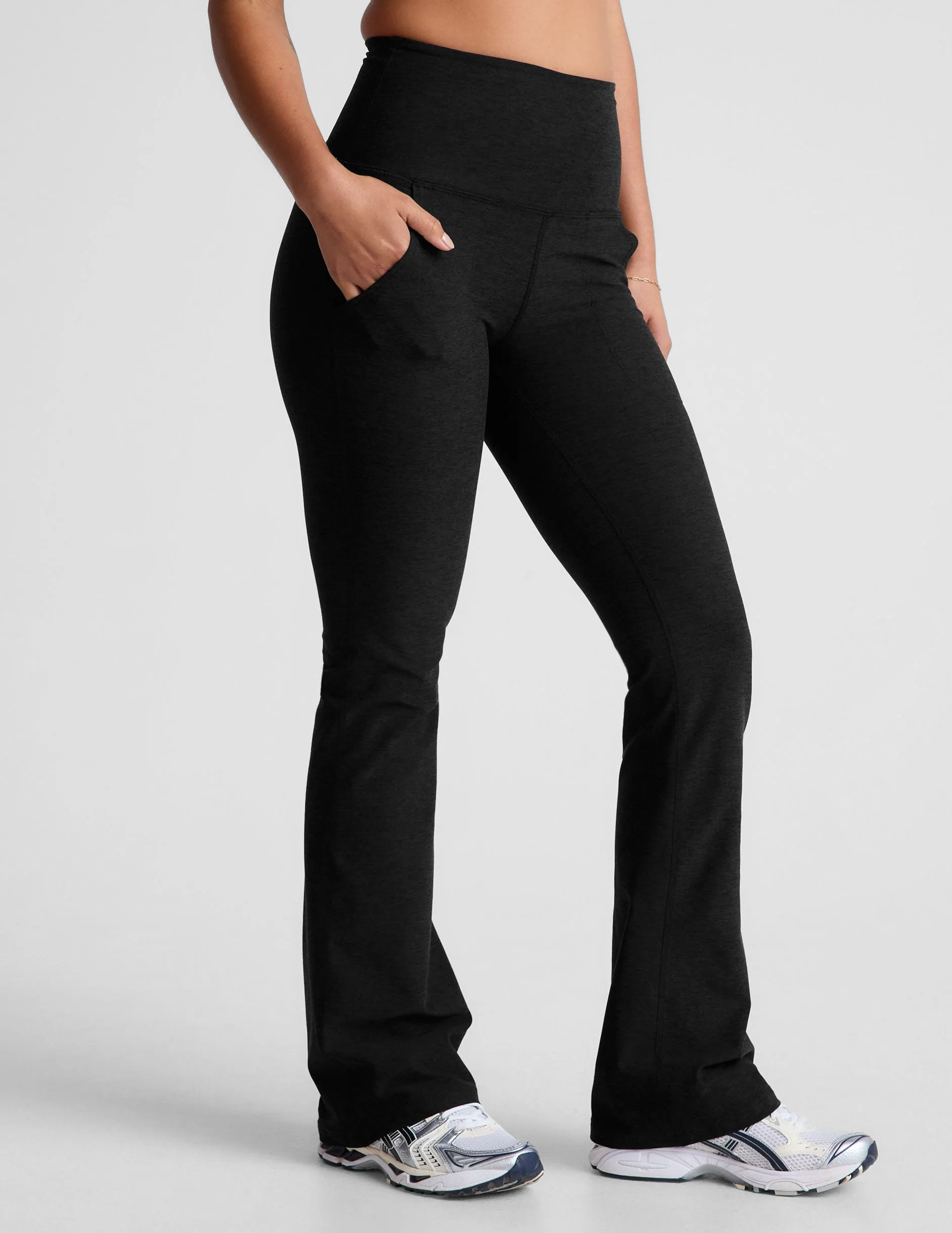 Spacedye High Waisted Practice Pocket Bootcut Pant sold by Beyond Yoga product image thumbnail 4