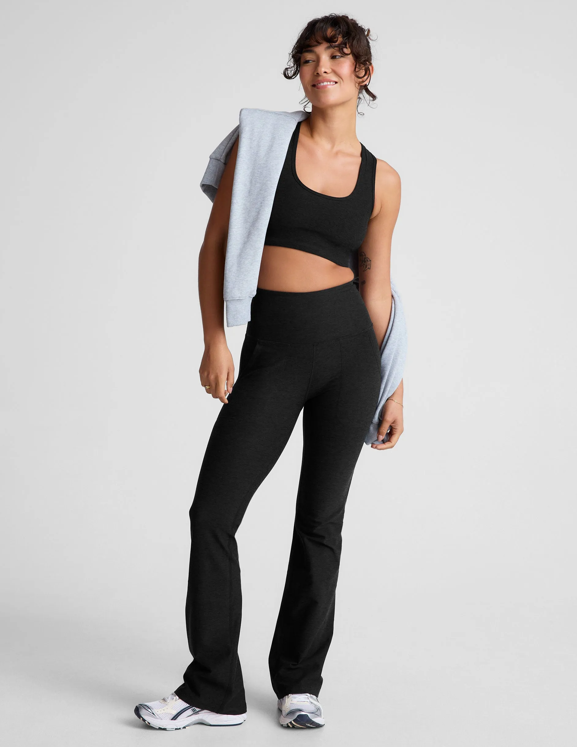 Spacedye High Waisted Practice Pocket Bootcut Pant sold by Beyond Yoga product image thumbnail 5