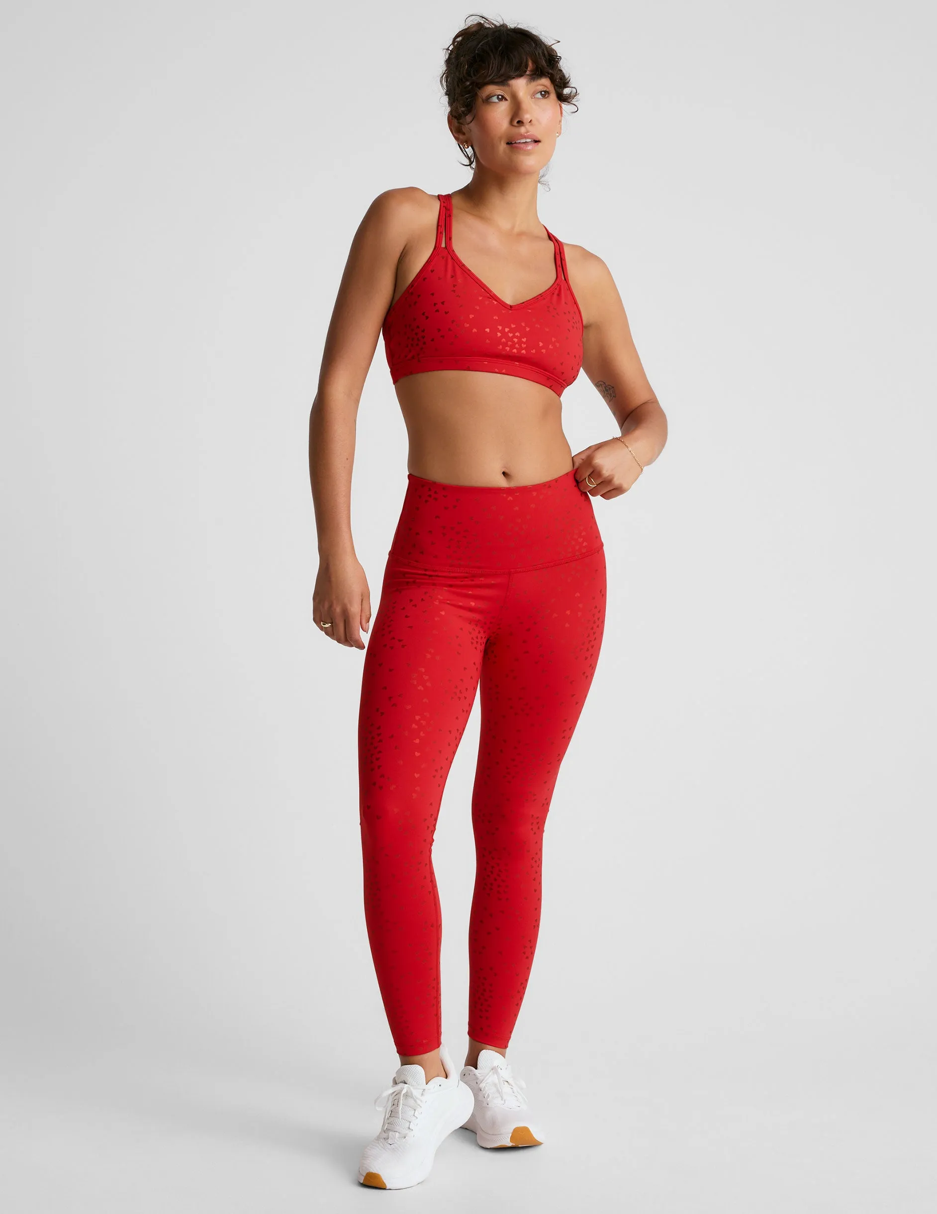 Hearts PowerShine High Waisted Midi Legging sold by Beyond Yoga product image thumbnail 4