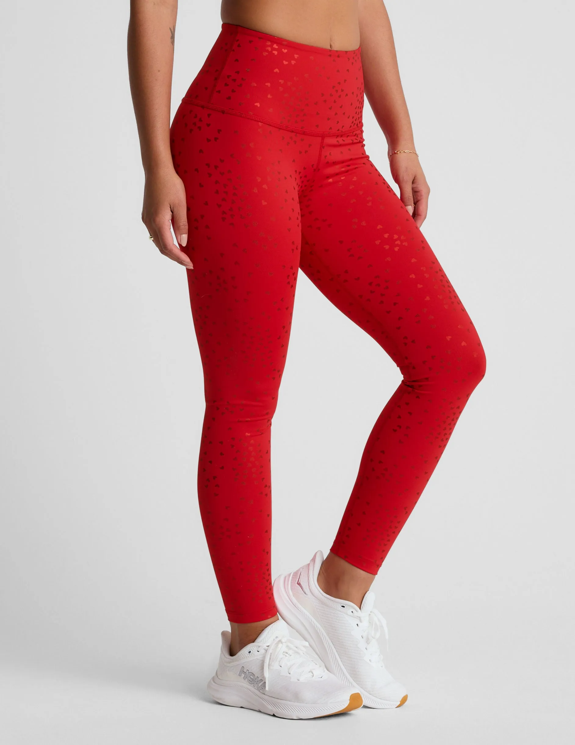 Hearts PowerShine High Waisted Midi Legging sold by Beyond Yoga product image thumbnail 2