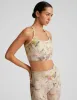 Earthen Swirl SoftMark Slim Racerback High Cropped Tank sold by Beyond Yoga