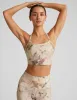 Earthen Swirl SoftMark Slim Racerback High Cropped Tank sold by Beyond Yoga