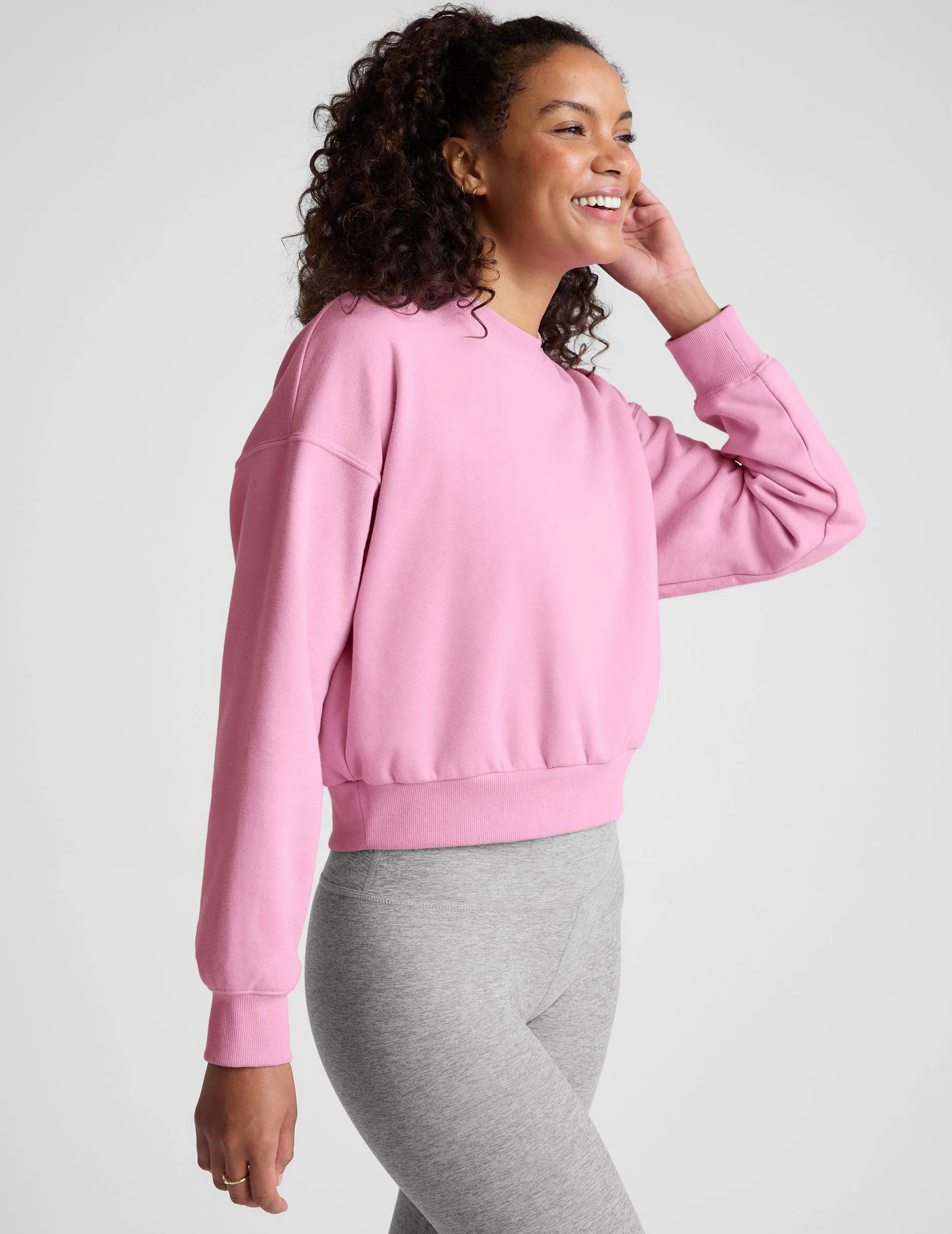 LuxeFleece Crewneck Sweatshirt sold by Beyond Yoga product image thumbnail 3