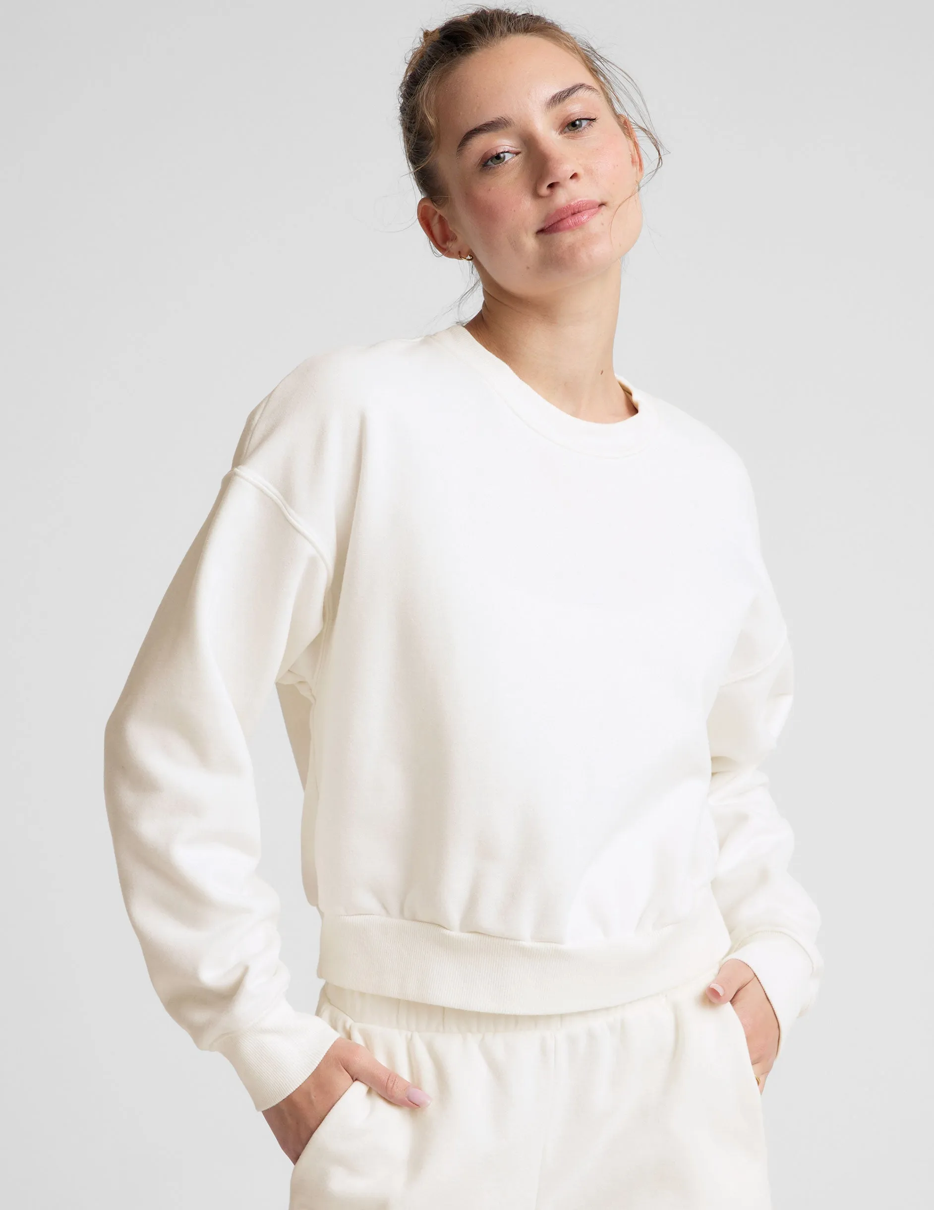 LuxeFleece Crewneck Sweatshirt sold by Beyond Yoga
