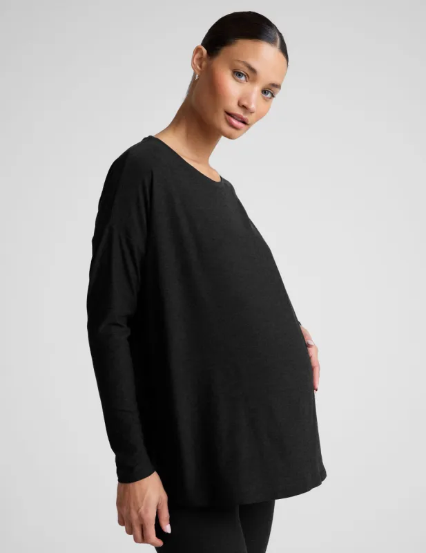 Featherweight Feels Like Home Long Sleeve Maternity Top sold by Beyond Yoga