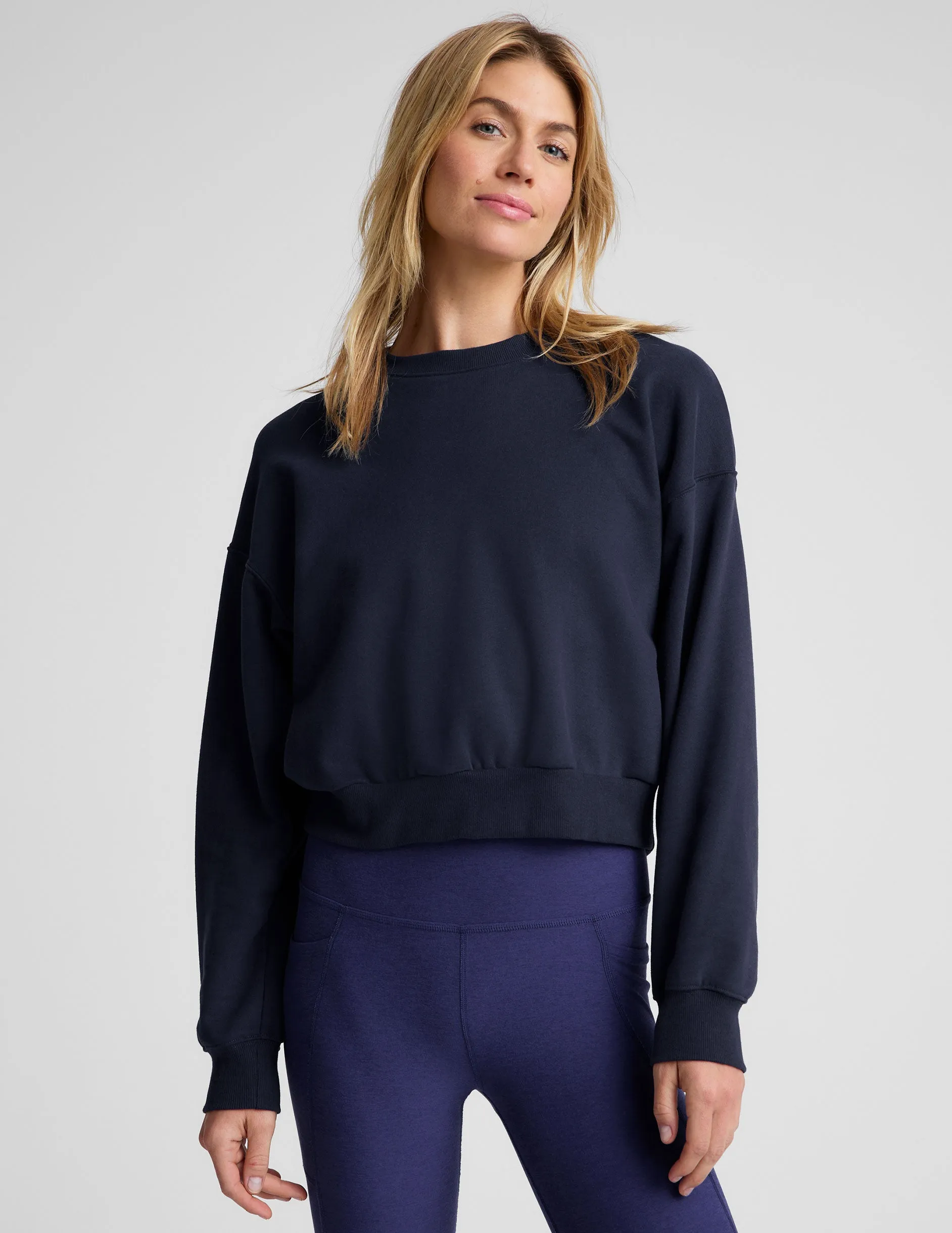 LuxeFleece Crewneck Sweatshirt sold by Beyond Yoga
