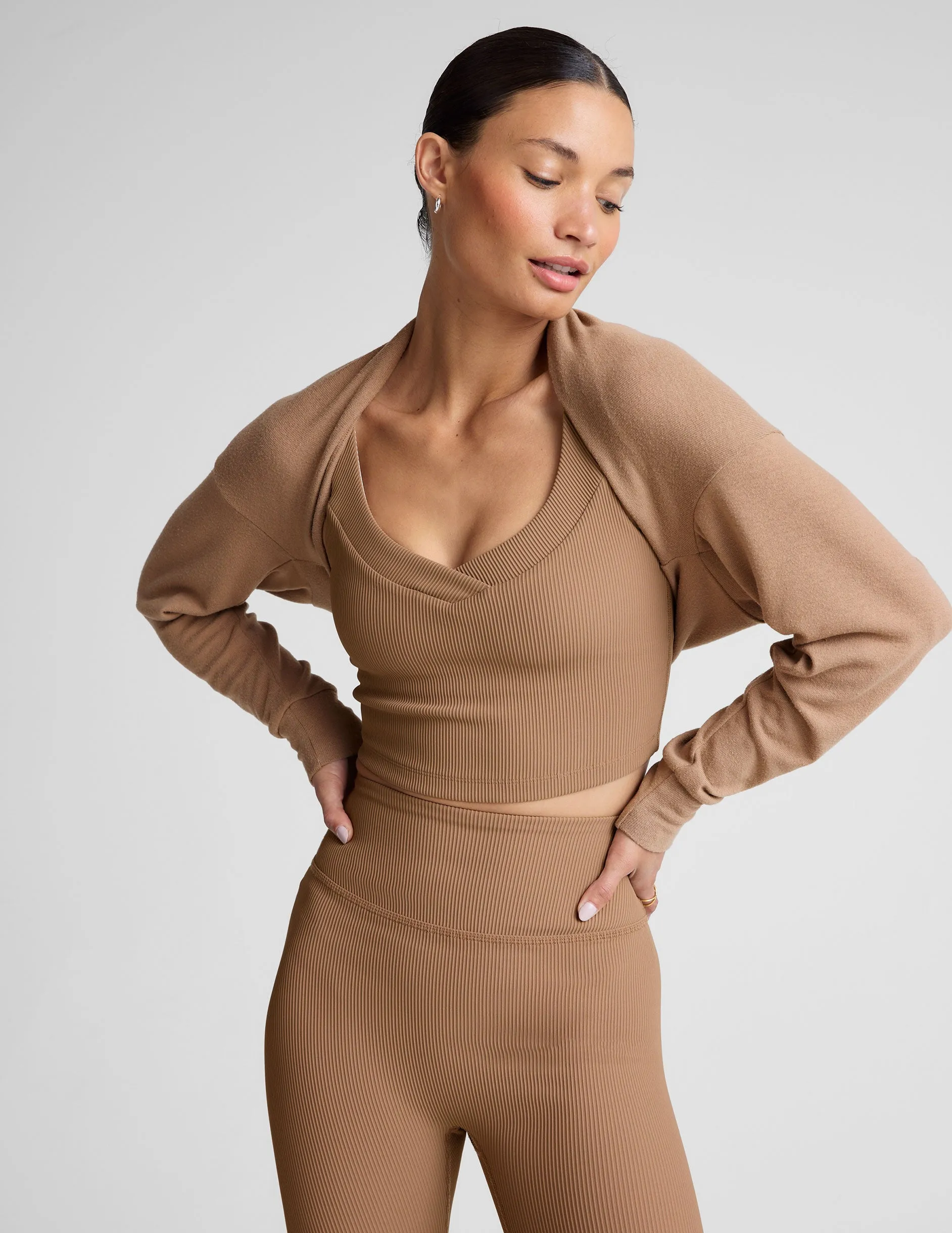 Duet 2-Way Convertible Shrug sold by Beyond Yoga product image thumbnail 2