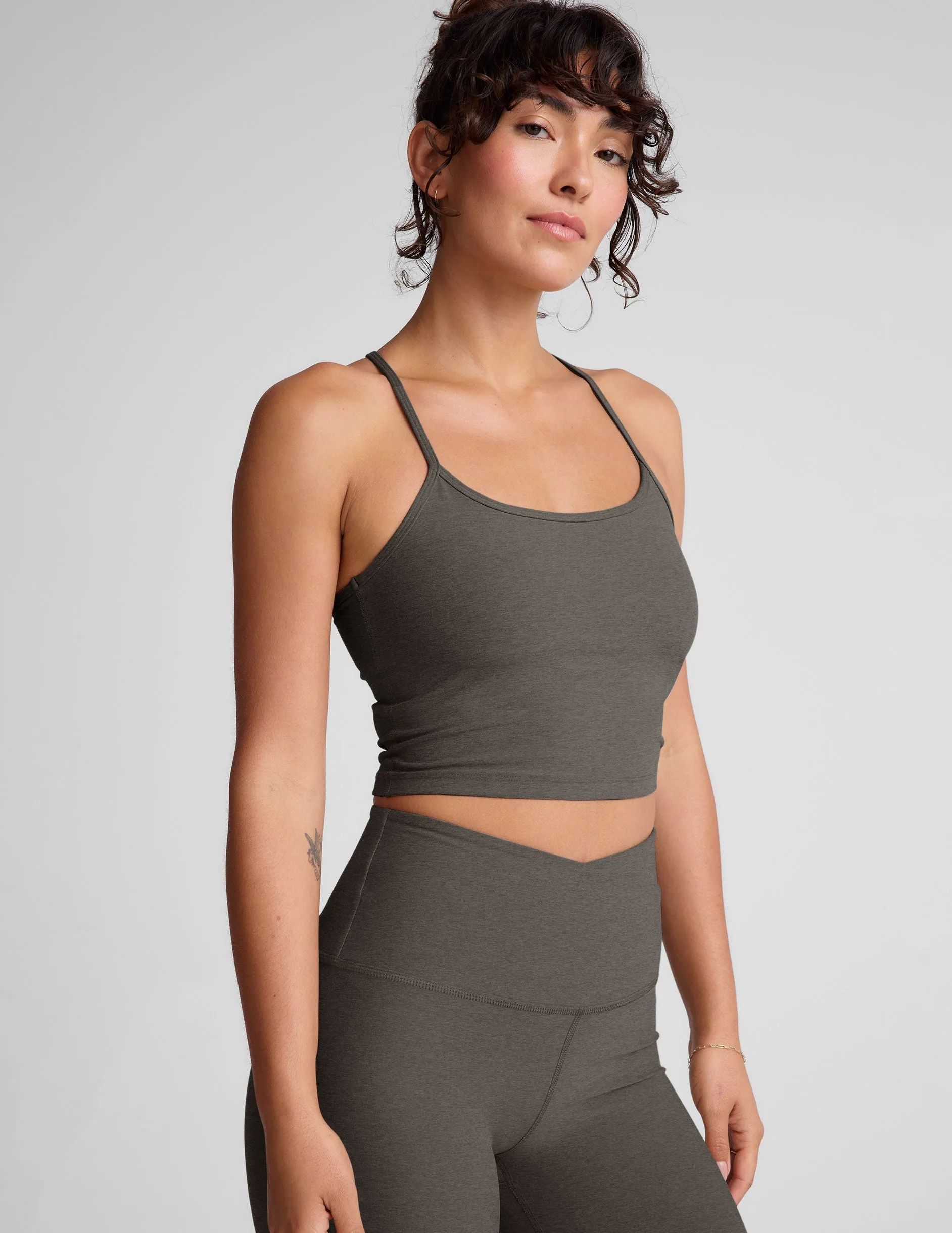 Spacedye Slim Racerback Cropped Tank sold by Beyond Yoga product image thumbnail 2