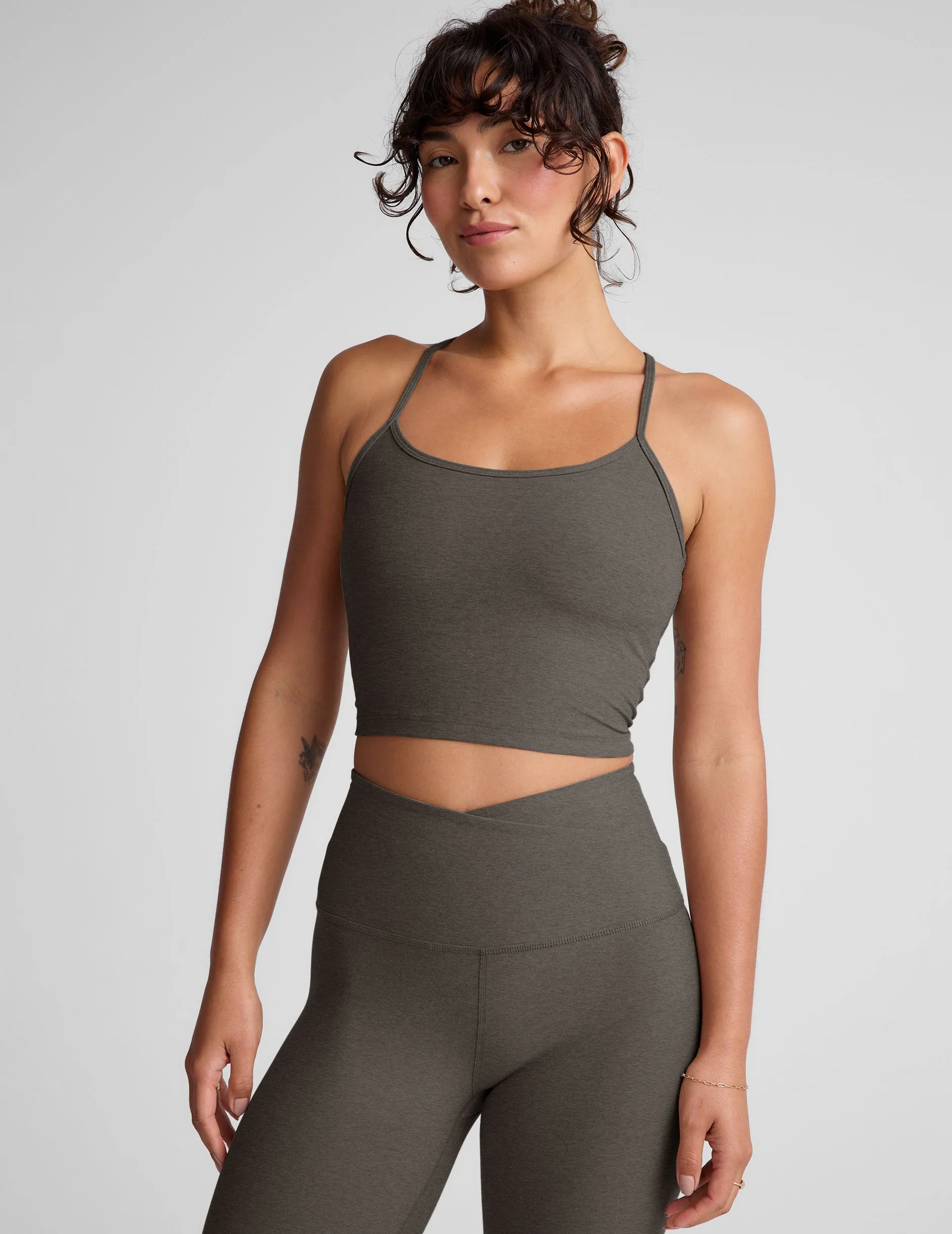 Spacedye Slim Racerback Cropped Tank sold by Beyond Yoga