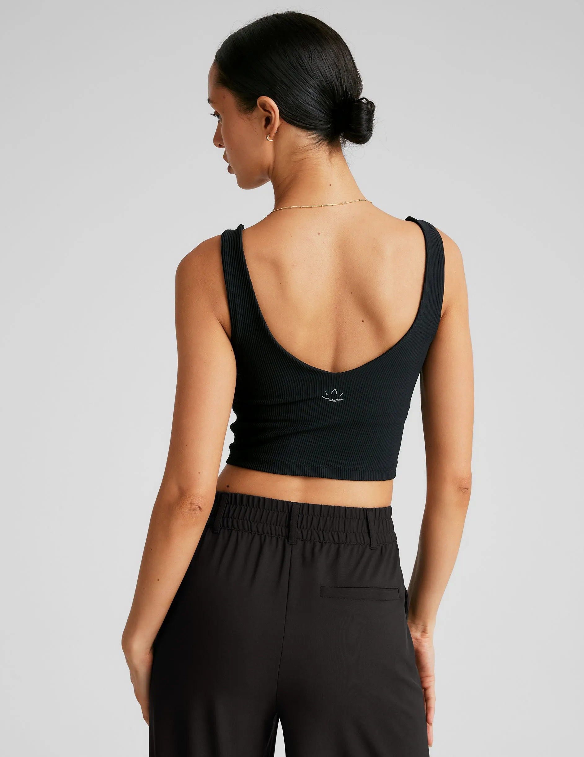 Impulse Ribbed Cropped Tank sold by Beyond Yoga product image thumbnail 3