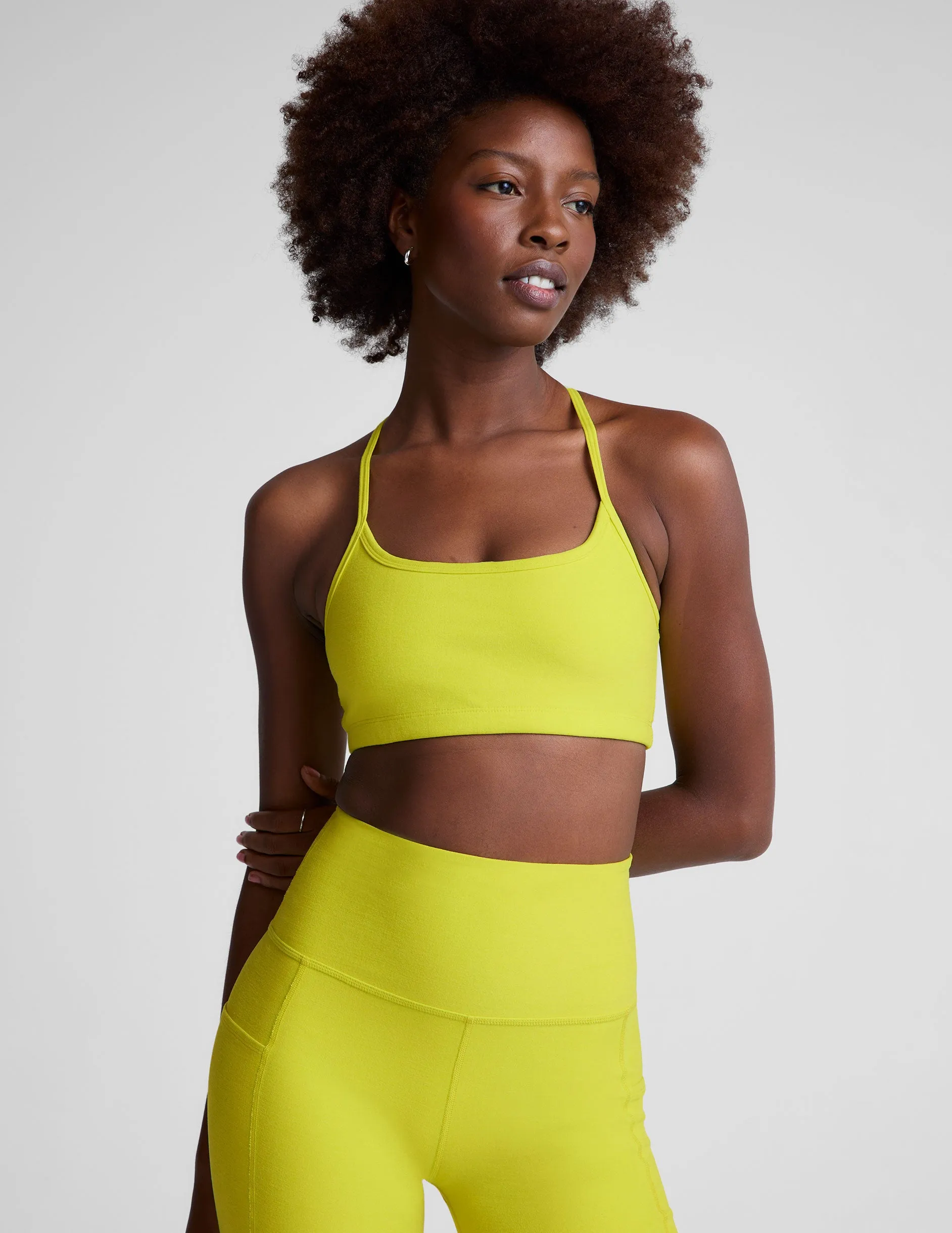 Spacedye Slim Racerback Bra sold by Beyond Yoga