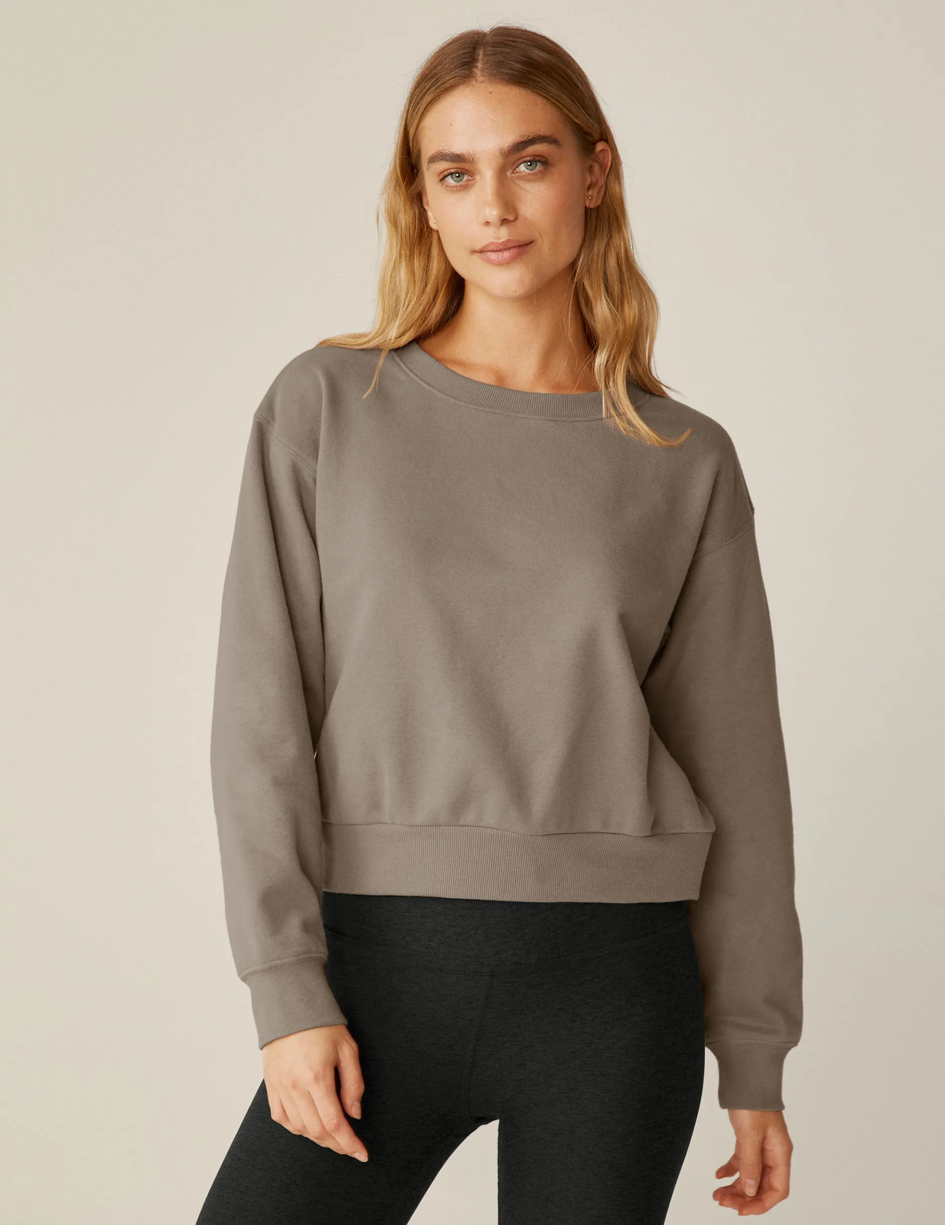 LuxeFleece Crewneck Sweatshirt sold by Beyond Yoga