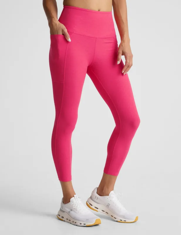 Spacedye Out Of Pocket High Waisted Capri Legging sold by Beyond Yoga