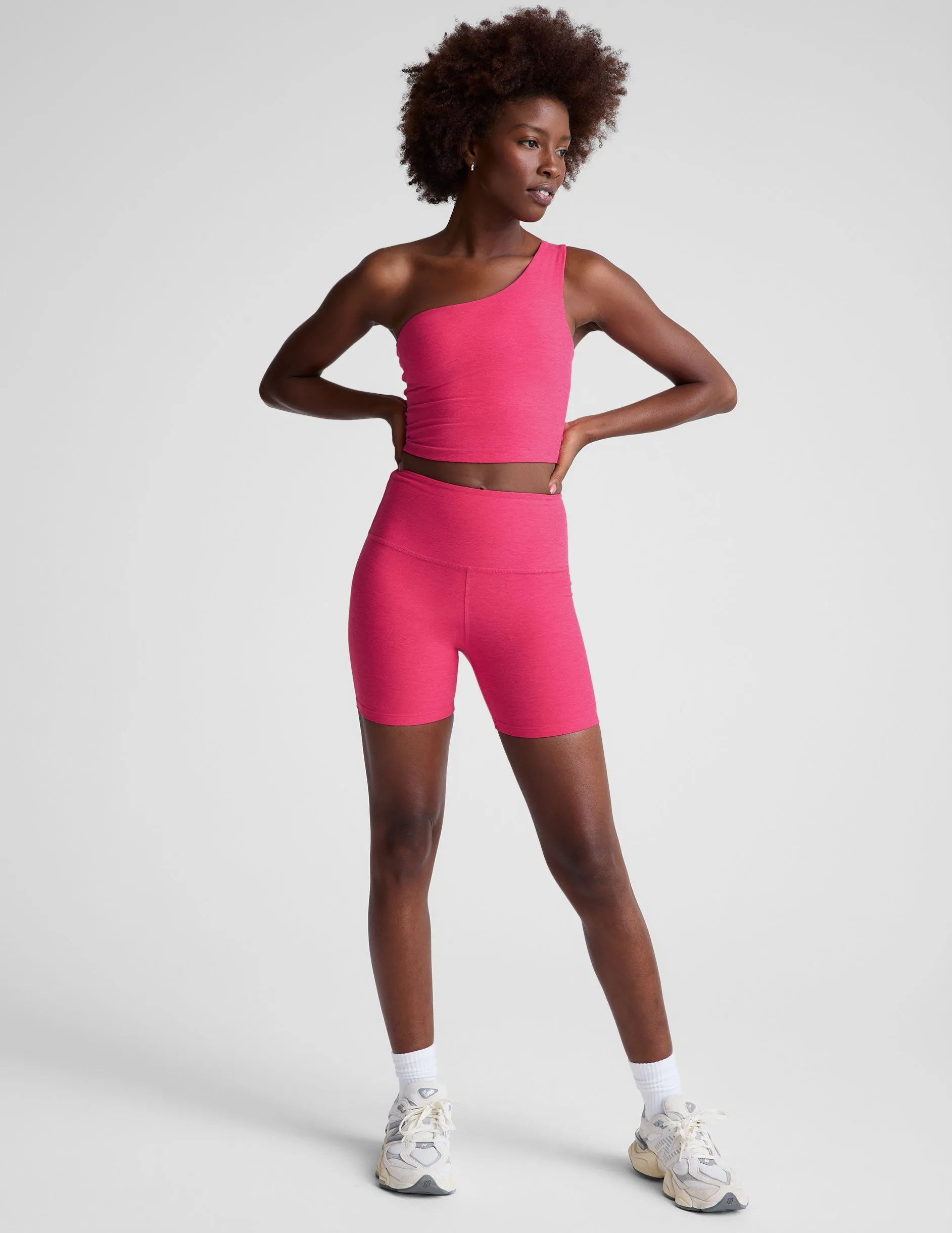 Spacedye The Bold Shoulder Cropped Tank sold by Beyond Yoga product image thumbnail 5