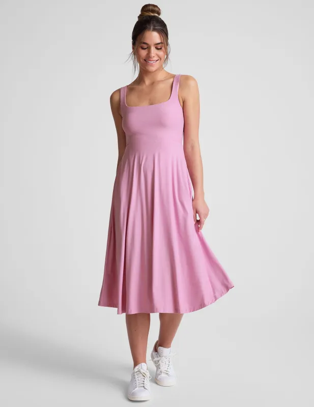 Featherweight At The Ready Square Neck Dress sold by Beyond Yoga