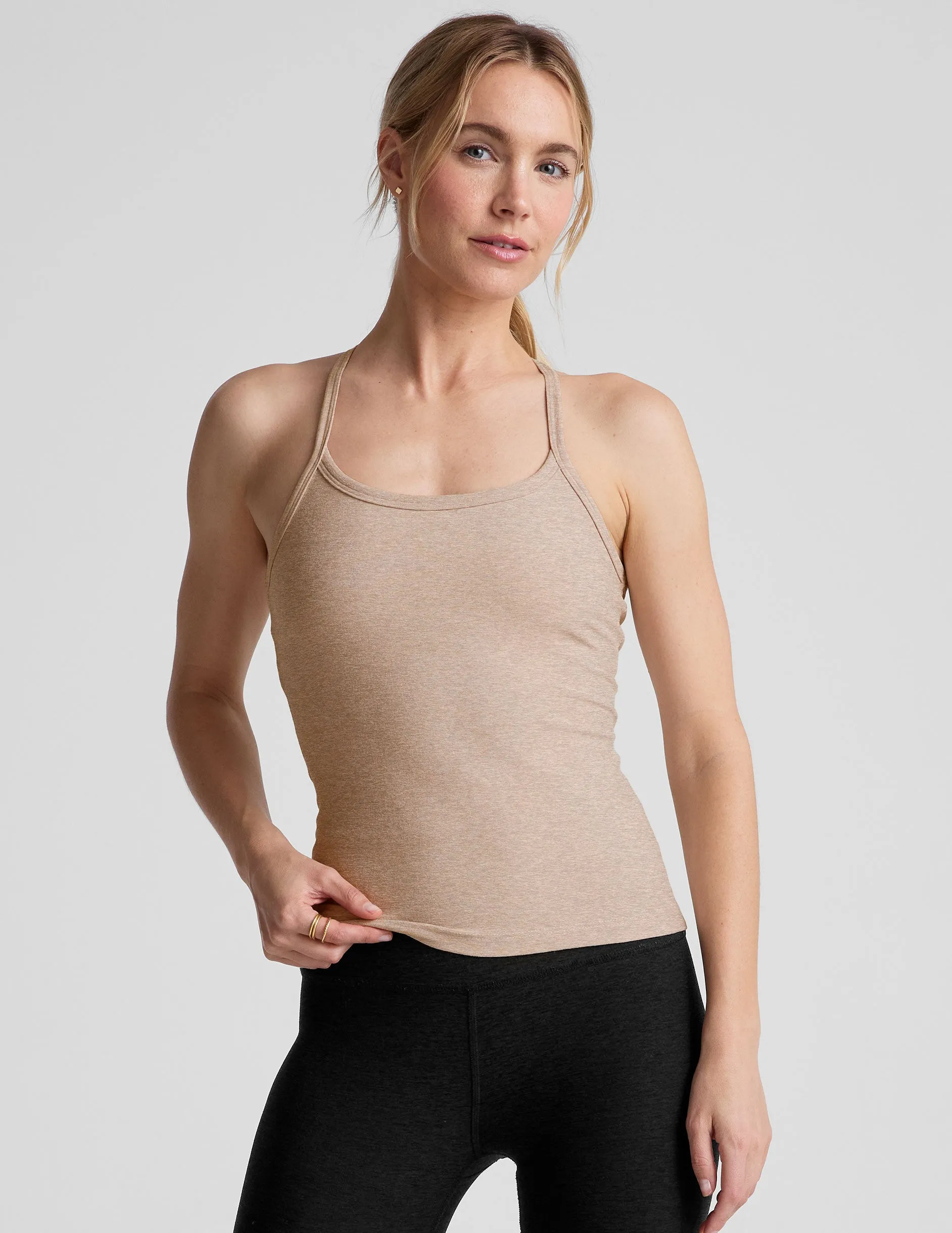 Spacedye Slim Racerback Tank sold by Beyond Yoga