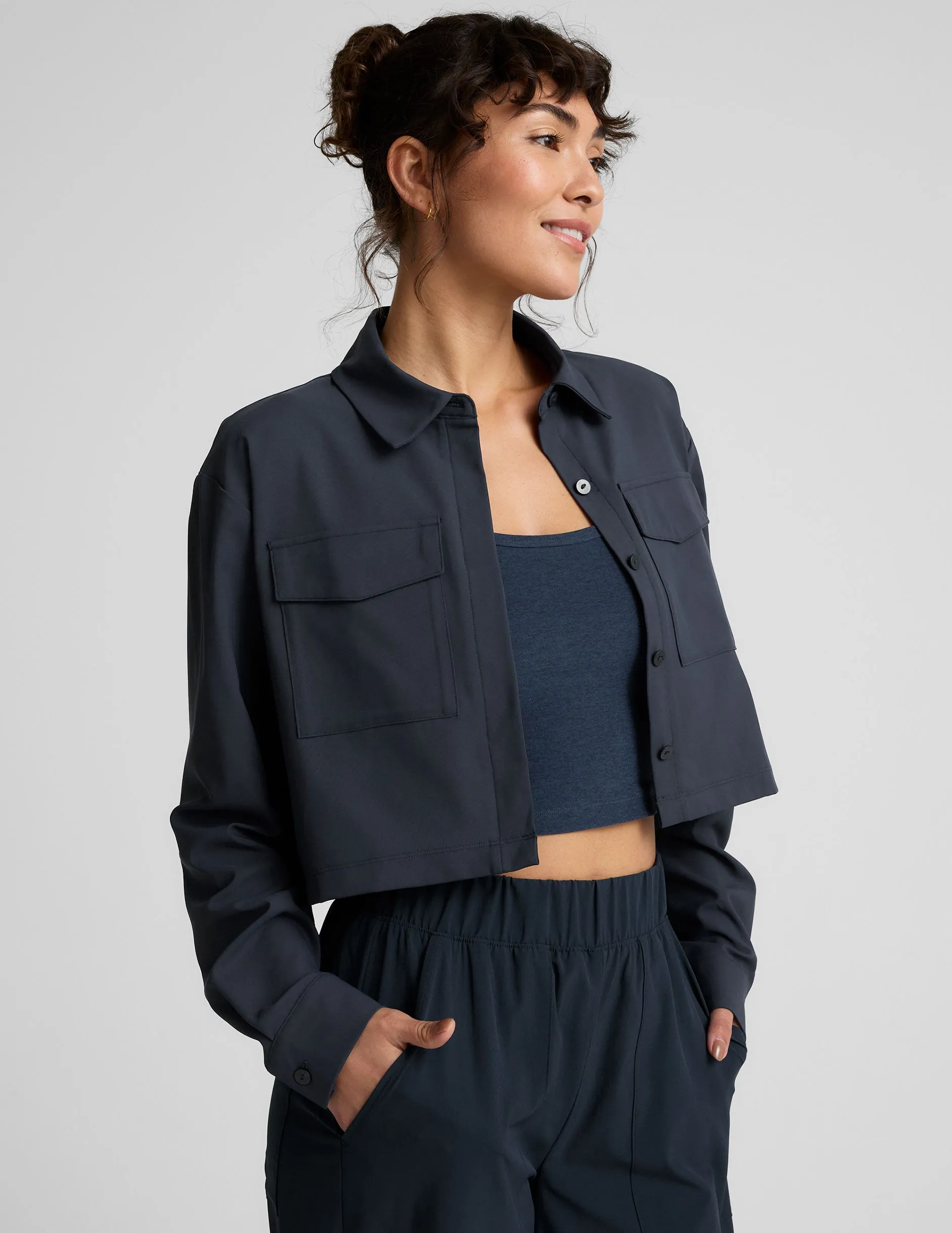 Midtown Cropped Jacket sold by Beyond Yoga product image thumbnail 2