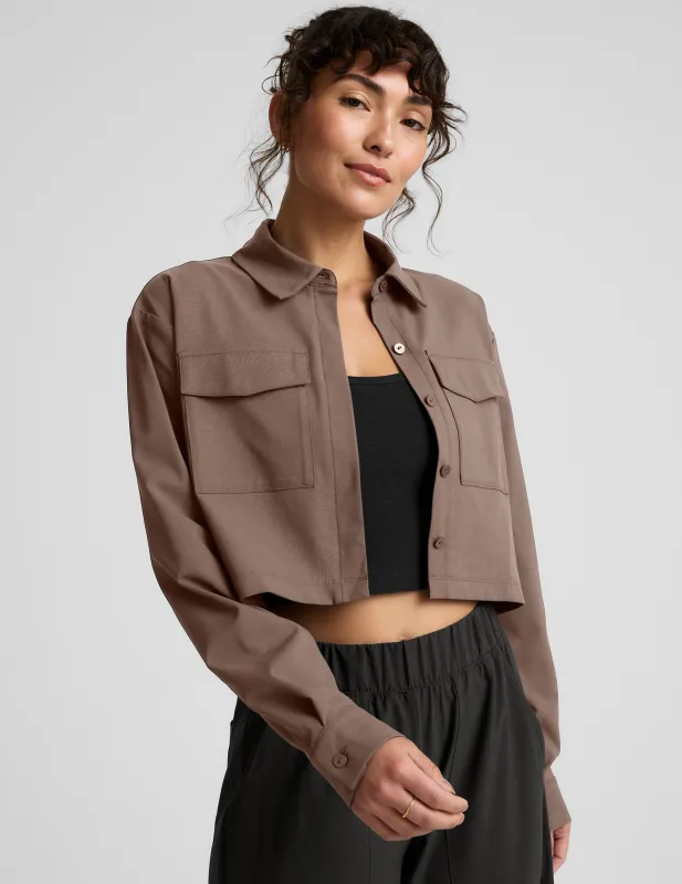 Midtown Cropped Jacket sold by Beyond Yoga