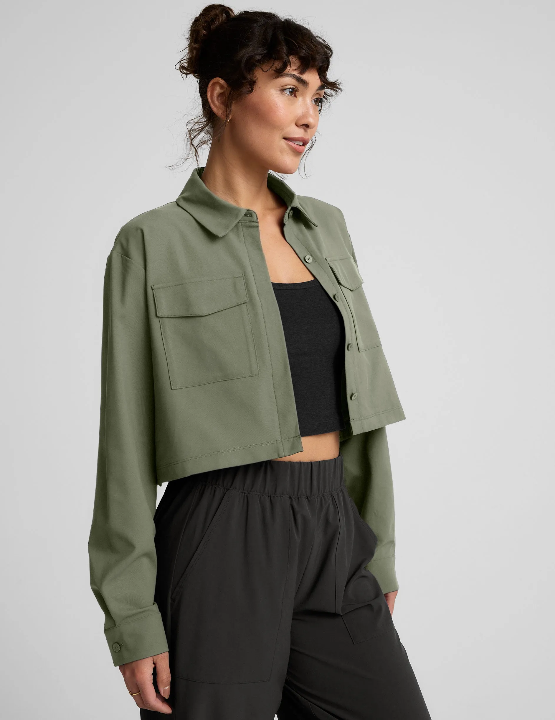 Midtown Cropped Jacket sold by Beyond Yoga product image thumbnail 2