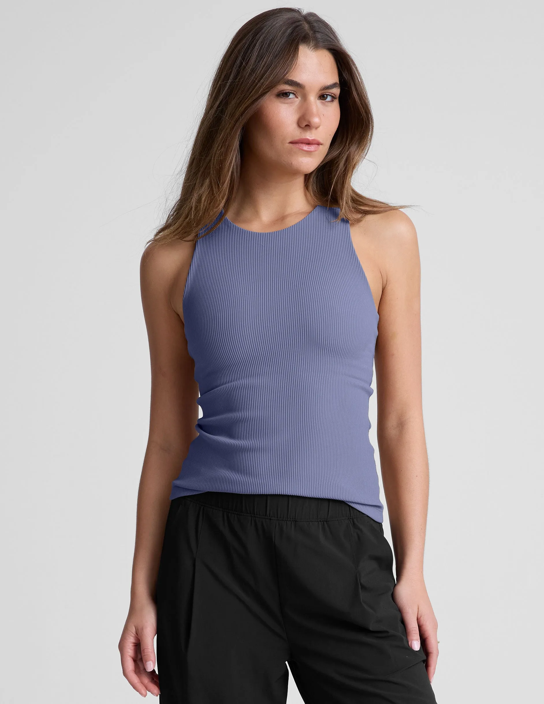 Refocus Ribbed Classic Tank sold by Beyond Yoga