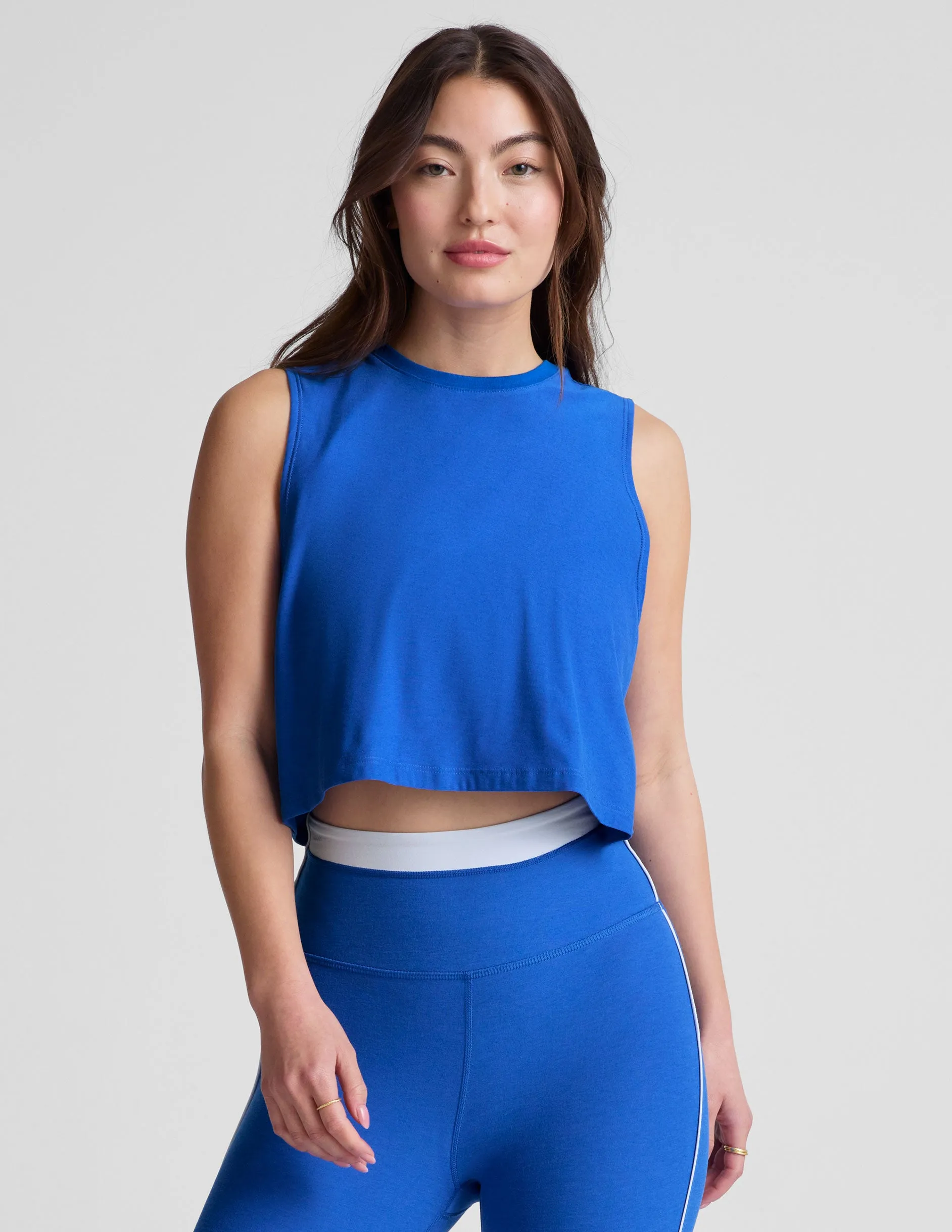 Featherweight Minimal Cropped Tank sold by Beyond Yoga product image thumbnail 2