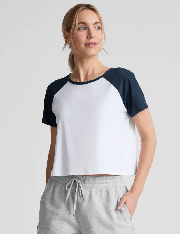 Featherweight Colorblock Tee sold by Beyond Yoga