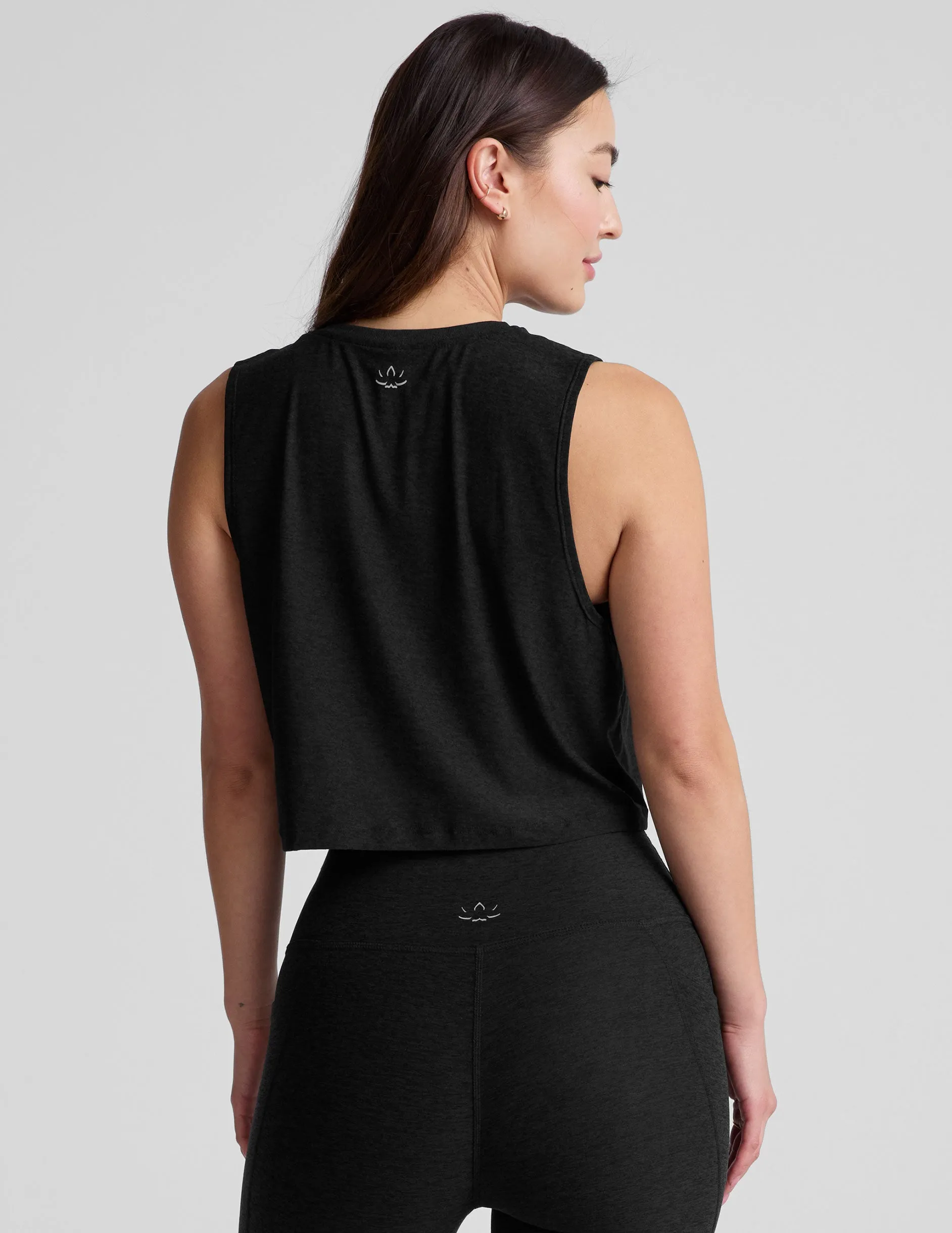Featherweight Minimal Cropped Tank sold by Beyond Yoga product image thumbnail 3