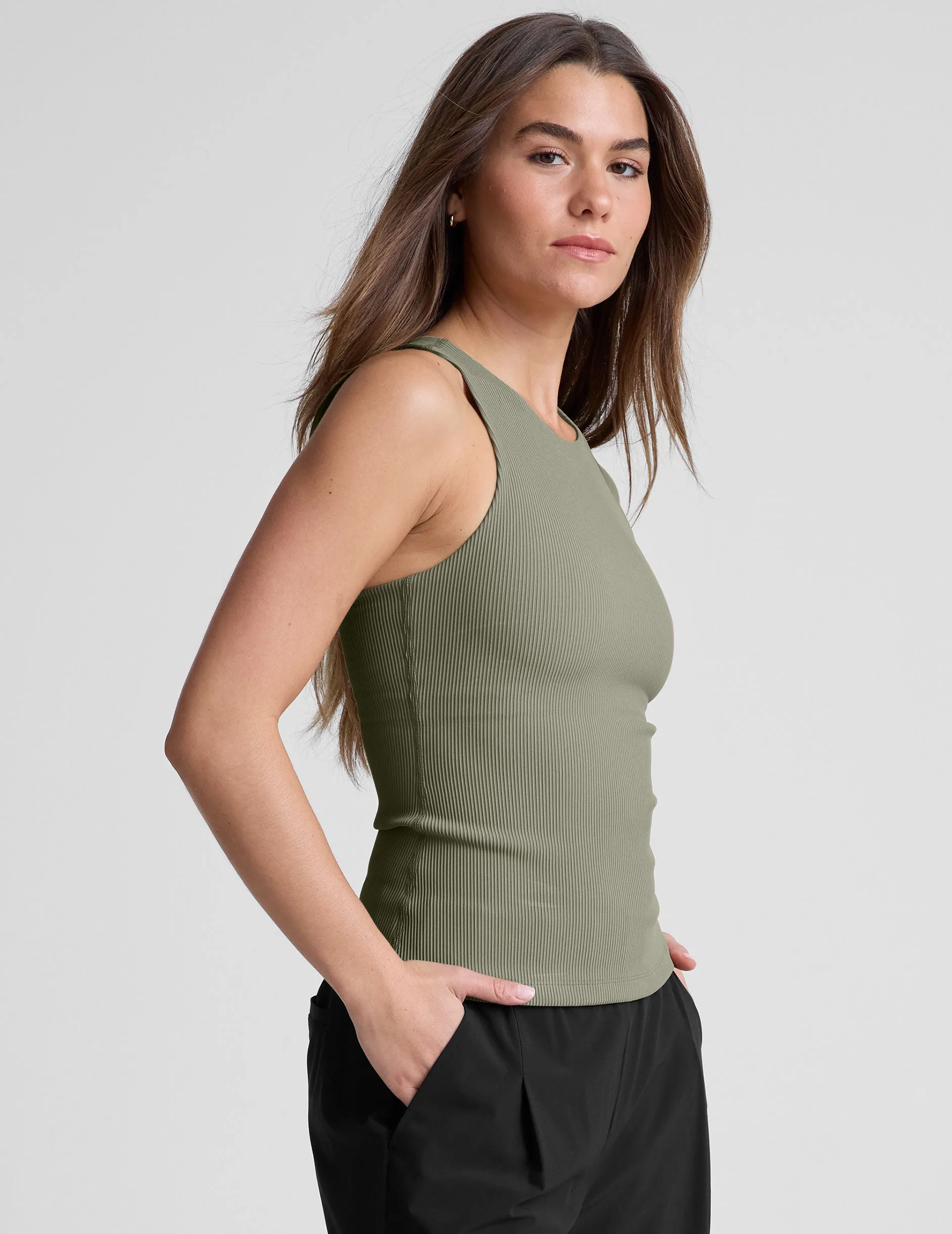 Refocus Ribbed Classic Tank sold by Beyond Yoga product image thumbnail 2