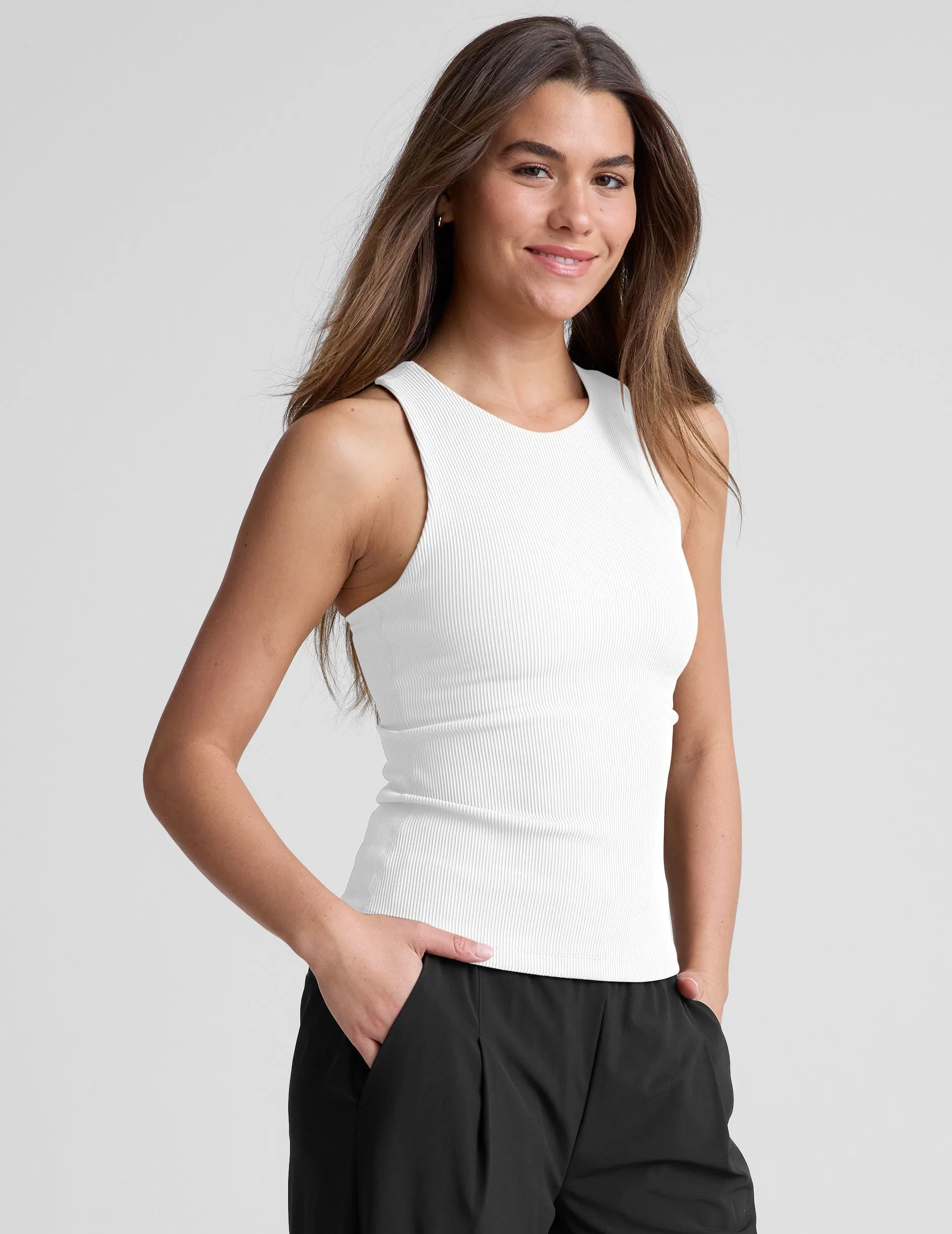 Refocus Ribbed Classic Tank sold by Beyond Yoga product image thumbnail 2