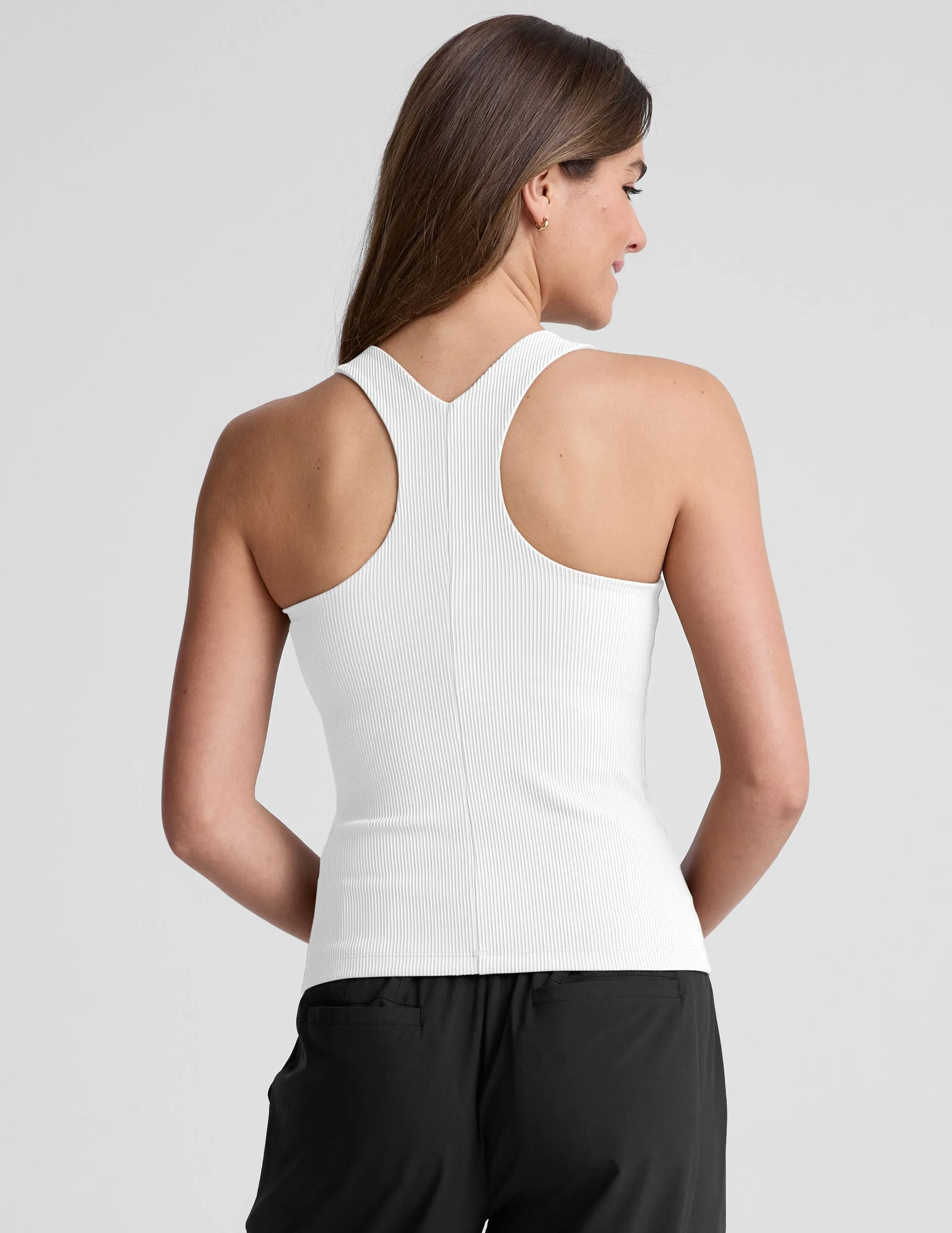 Refocus Ribbed Classic Tank sold by Beyond Yoga product image thumbnail 3