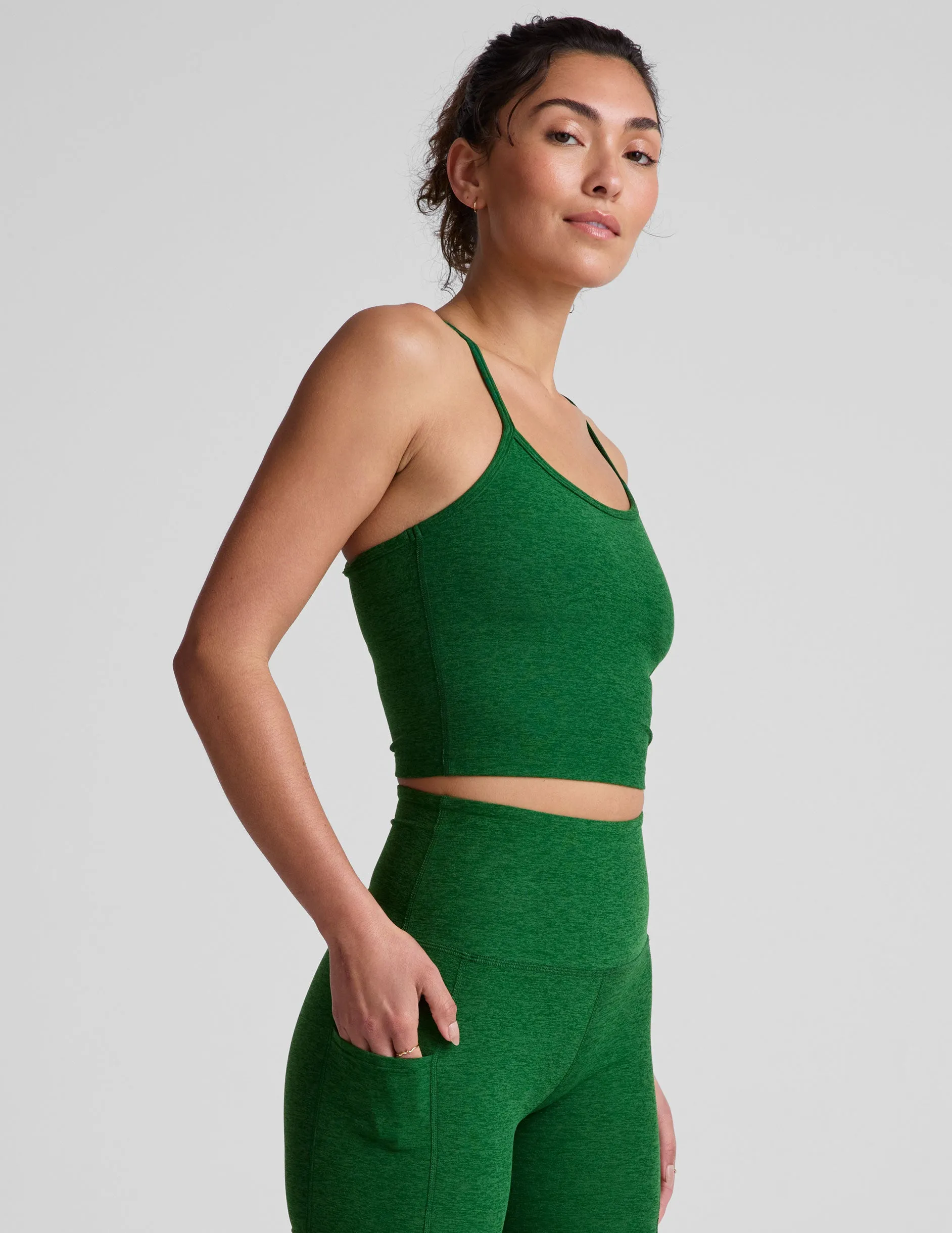 Spacedye Slim Racerback Cropped Tank sold by Beyond Yoga product image thumbnail 4