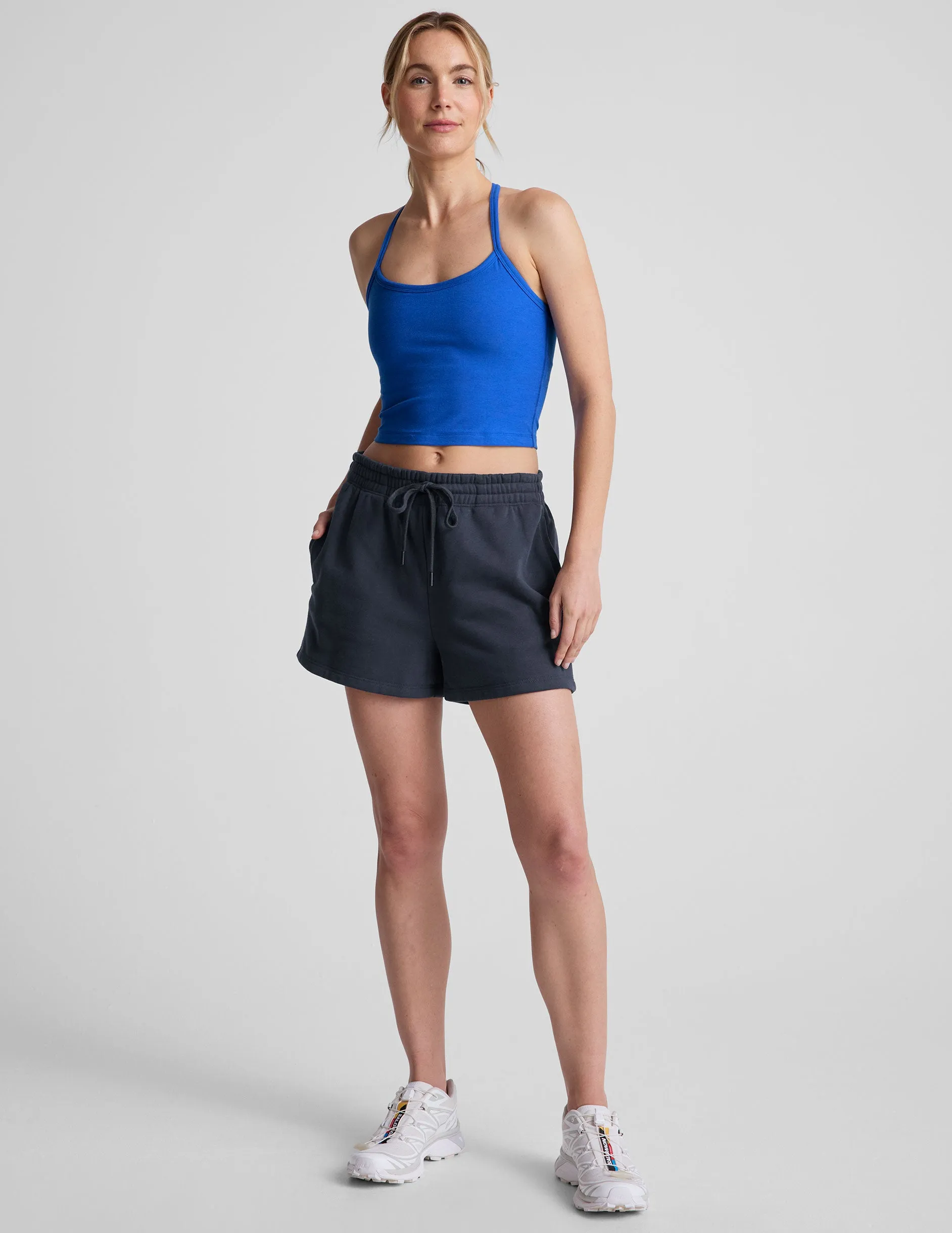 LuxeFleece Sweat Short sold by Beyond Yoga