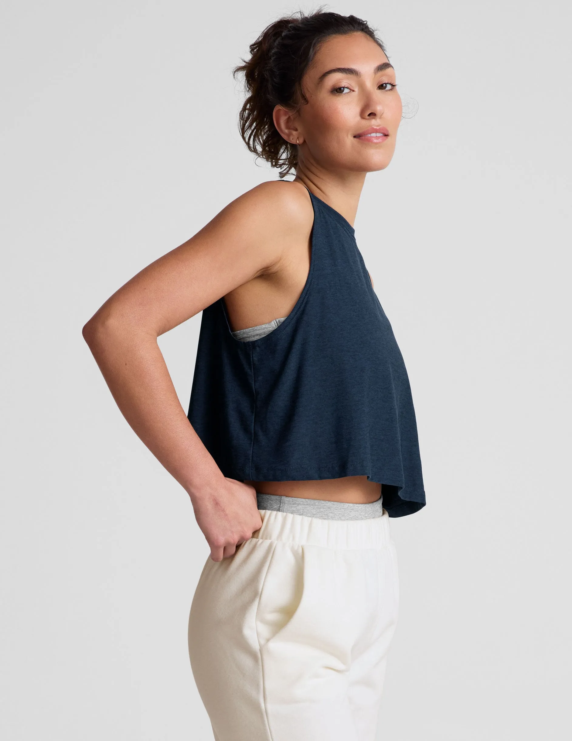 Featherweight Minimal Cropped Tank sold by Beyond Yoga product image thumbnail 2