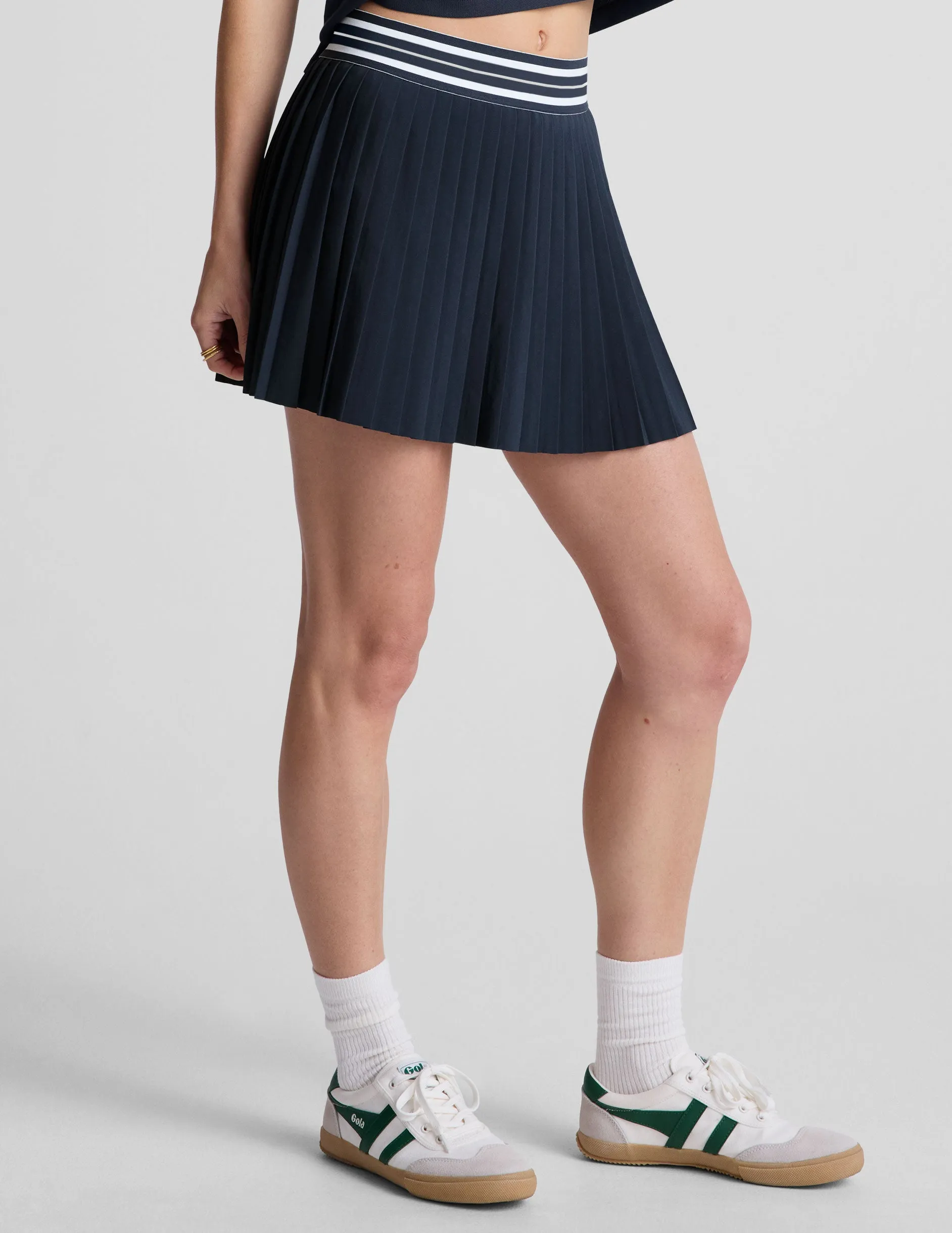 If You Pleats Tipped Elastic Mini Skirt sold by Beyond Yoga product image thumbnail 4