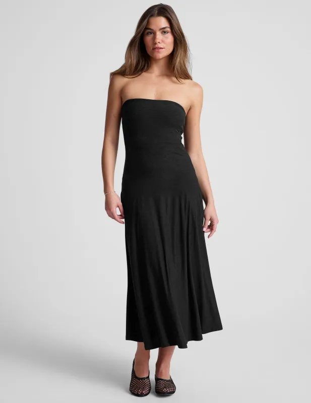 Featherweight Strapless Dress sold by Beyond Yoga