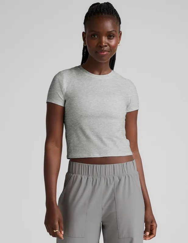 Featherweight Cropped Tee sold by Beyond Yoga