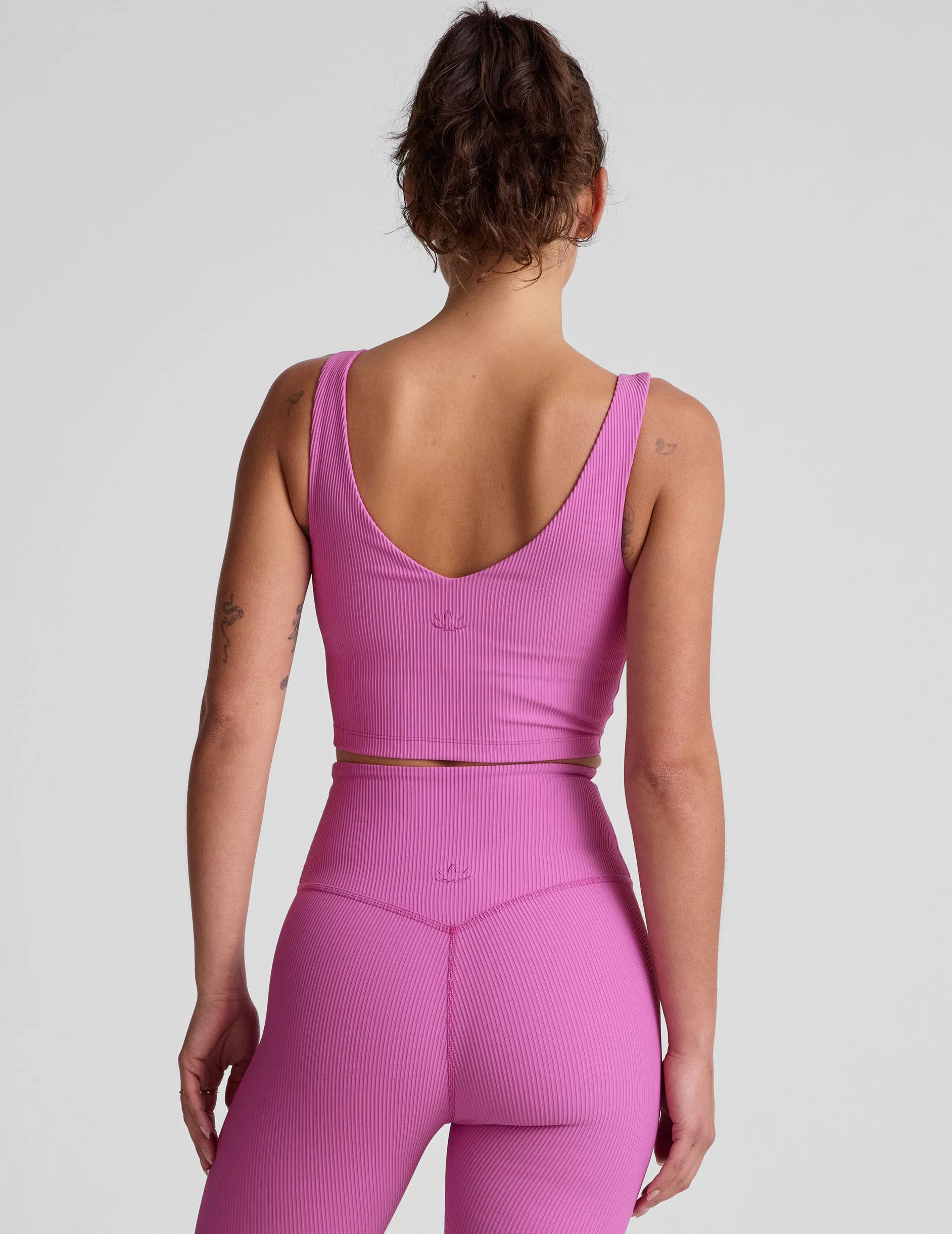 Impulse Ribbed Cropped Tank sold by Beyond Yoga product image thumbnail 3