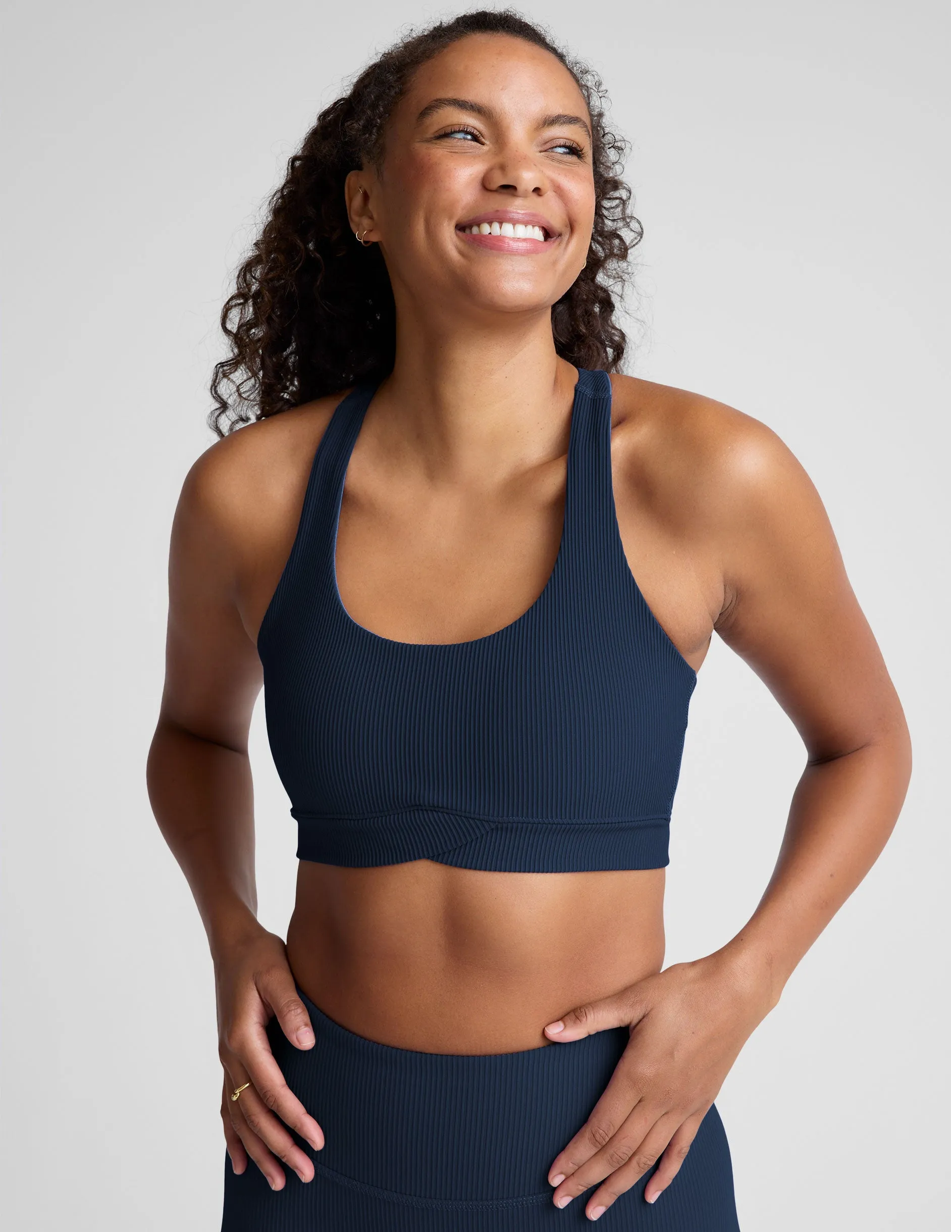 Impulse Ribbed Bra sold by Beyond Yoga