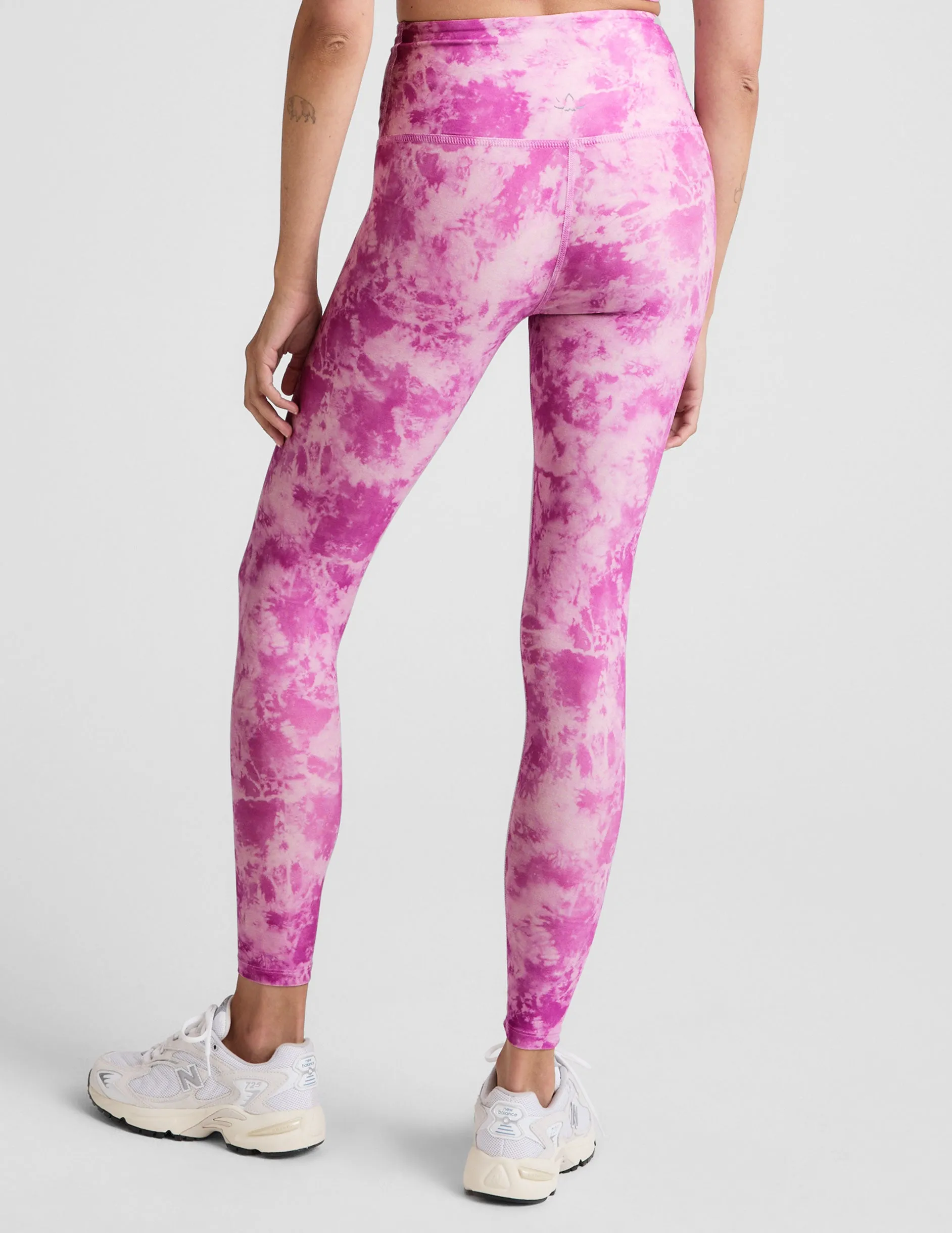Sunset Violet Icedye SoftMark High Waisted Midi Legging sold by Beyond Yoga product image thumbnail 4