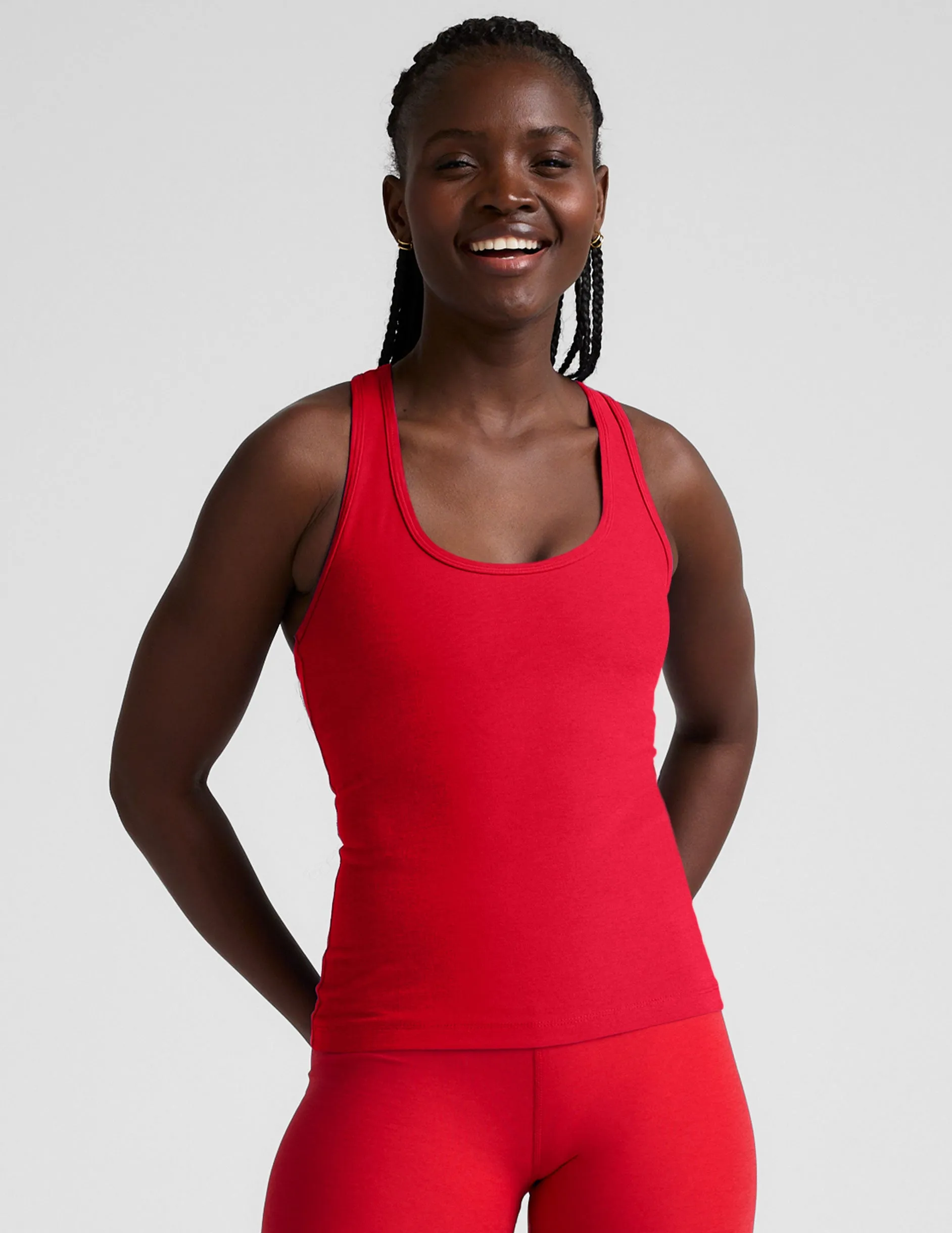 Spacedye Step Up Racerback Tank sold by Beyond Yoga