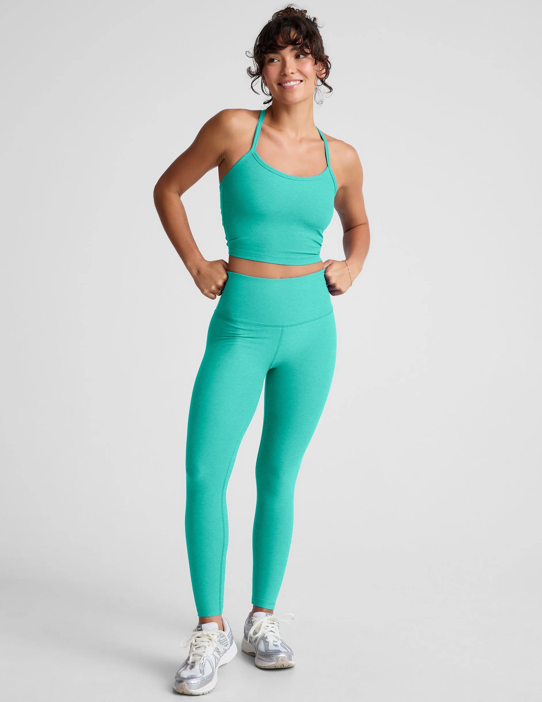 Spacedye Slim Racerback Cropped Tank sold by Beyond Yoga product image thumbnail 4