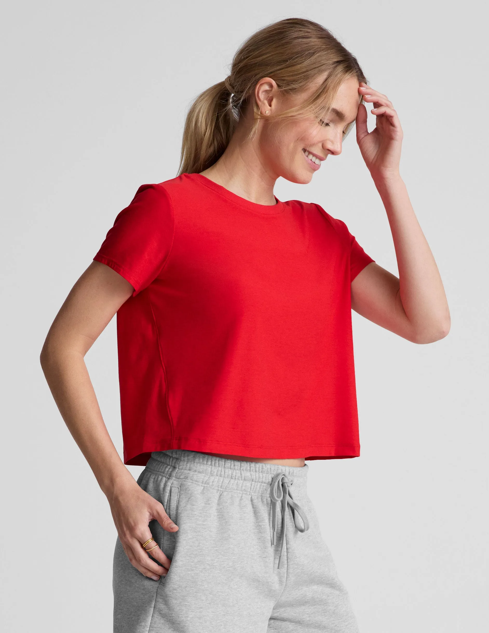 Featherweight Supreme Cropped Tee sold by Beyond Yoga product image thumbnail 2