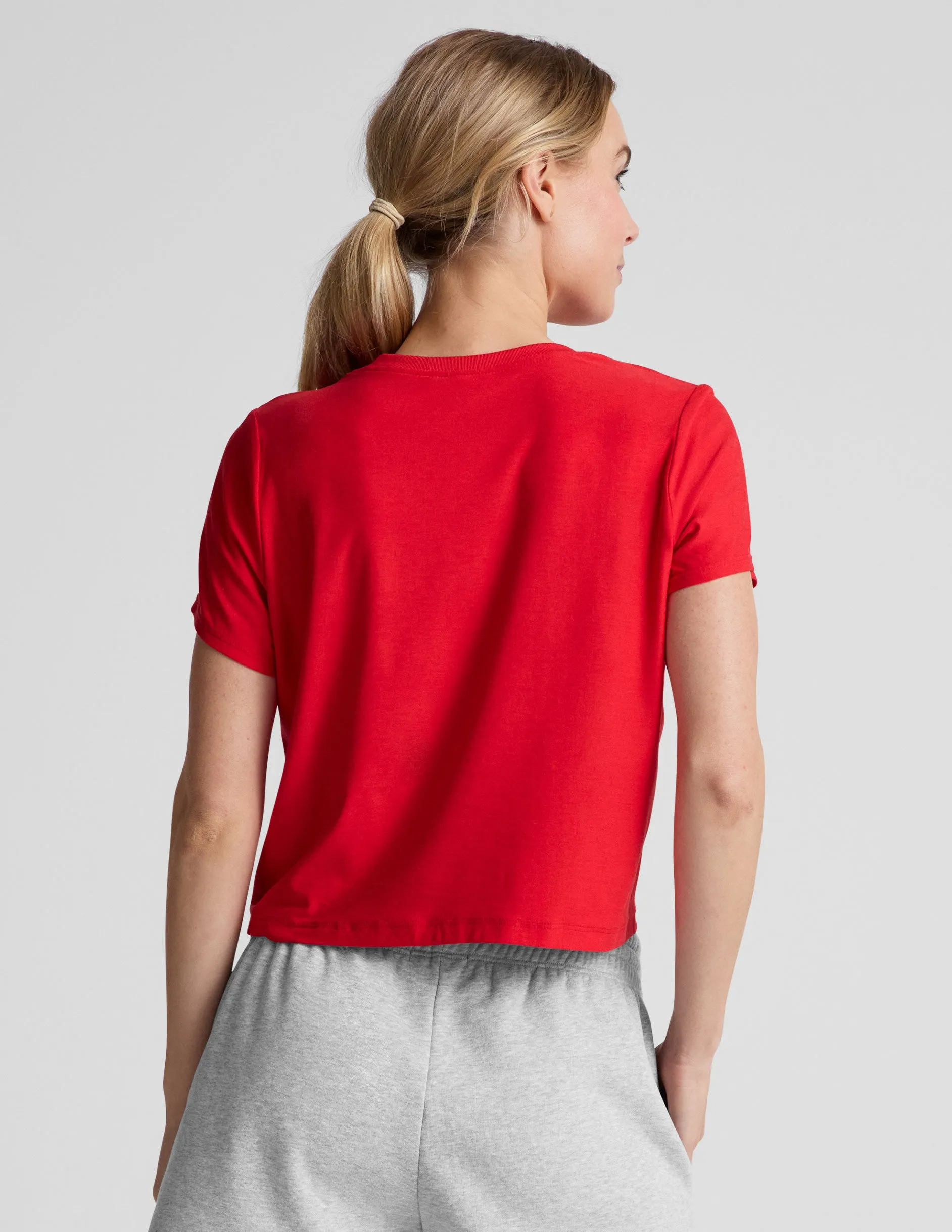Featherweight Supreme Cropped Tee sold by Beyond Yoga product image thumbnail 3